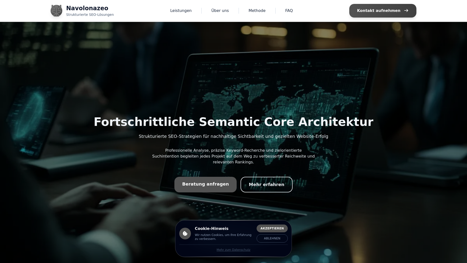 website screenshot of https://navolonazeo.world/