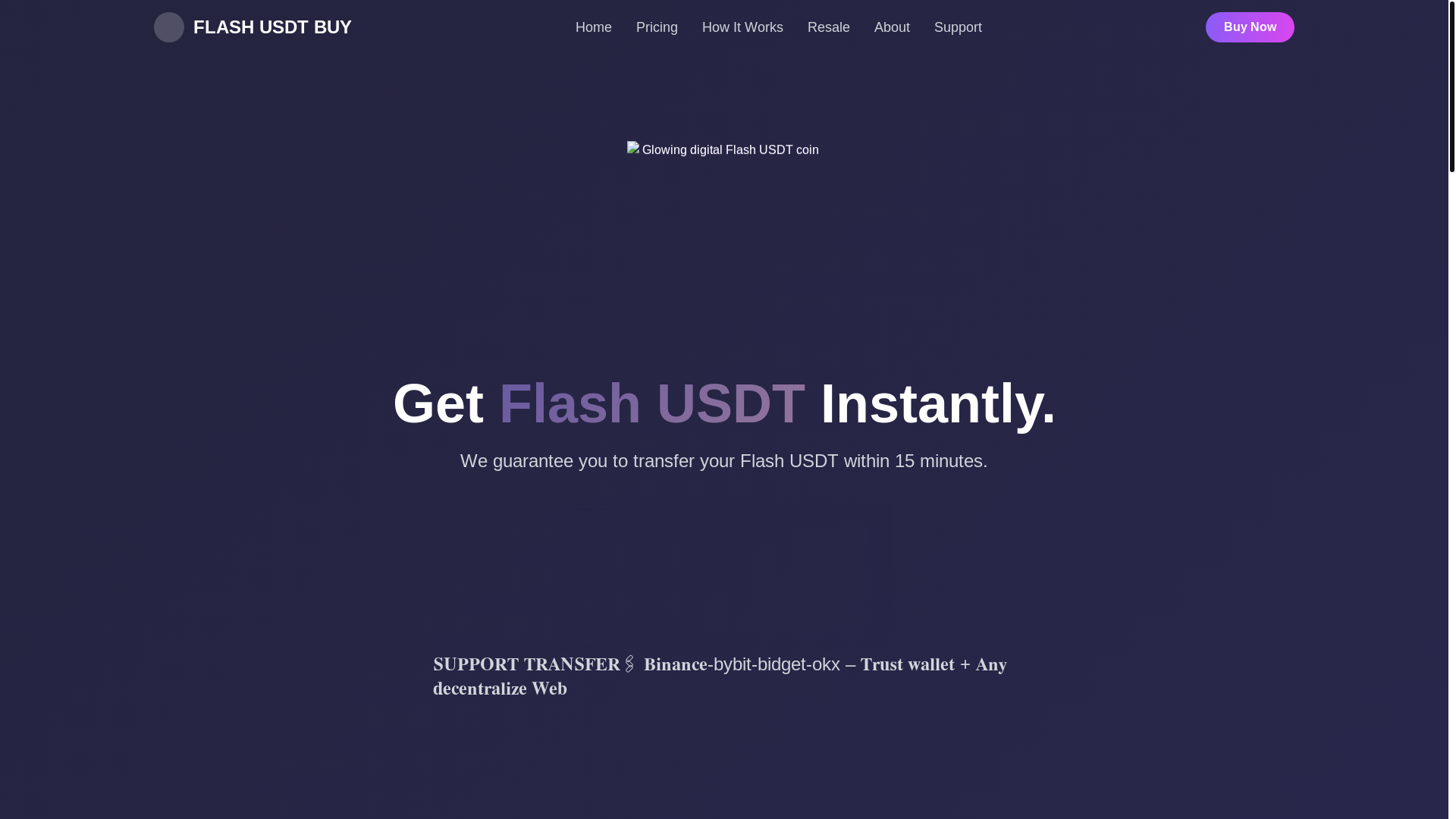 website screenshot of https://usdtwallet.shop/