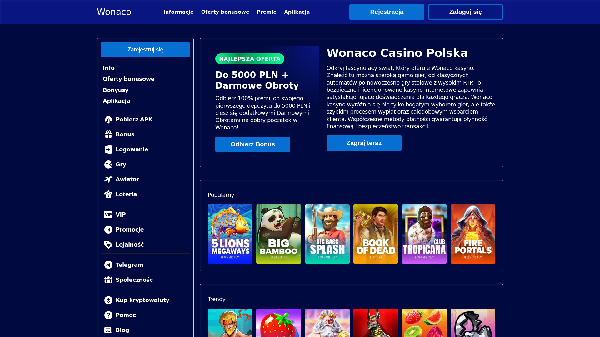 website screenshot of https://wonacocasino-polska-com.pages.dev/