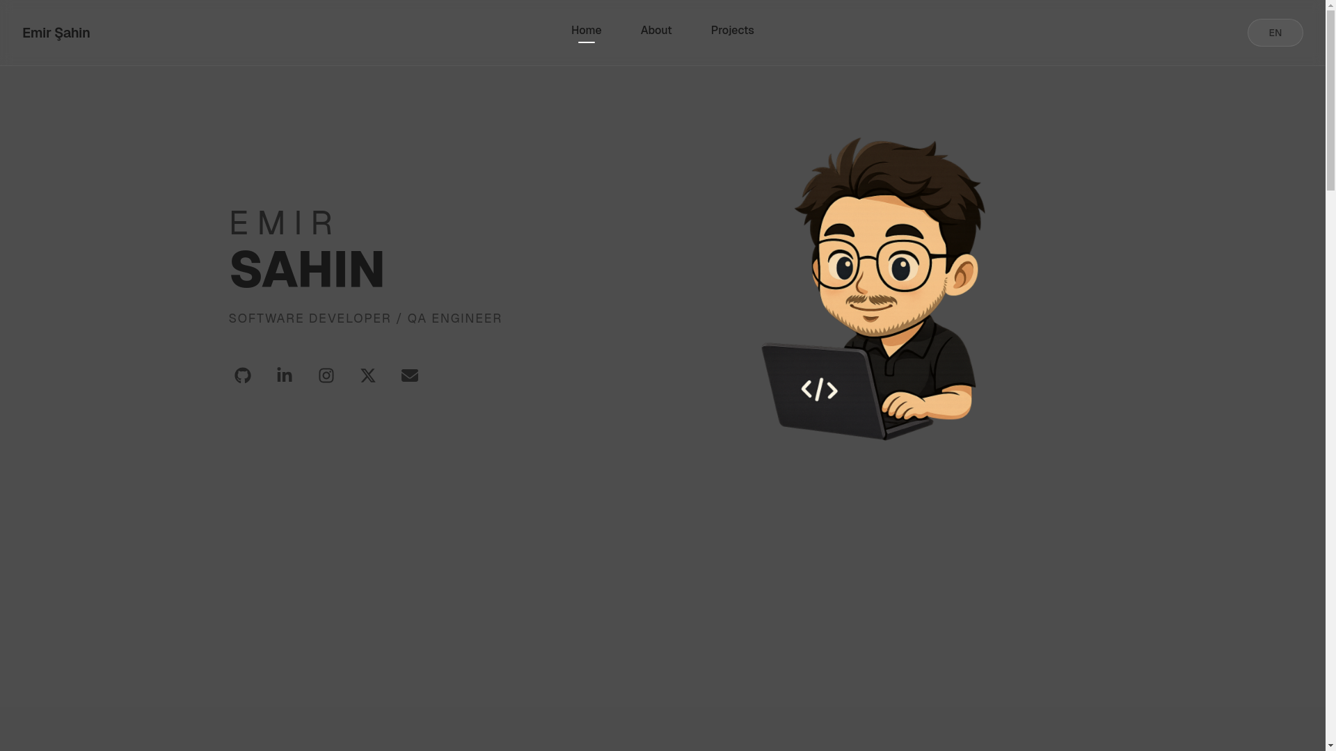 website screenshot of https://emirshn.com/