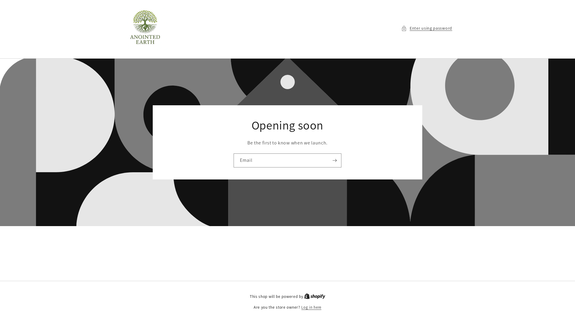 website screenshot of https://anointedearth.co.uk/