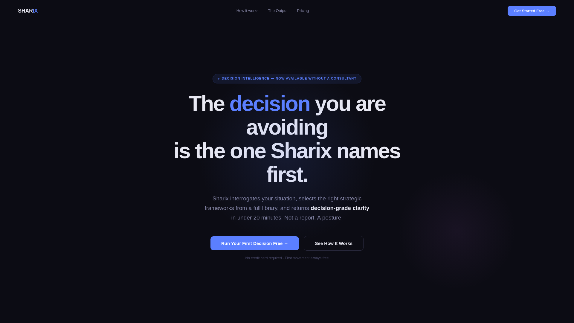 website screenshot of https://sharix.ai/