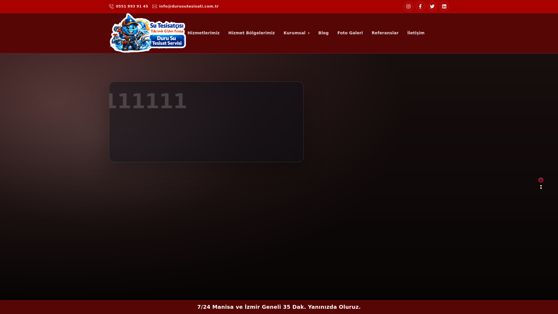 website screenshot of https://durusutesisati.com.tr/