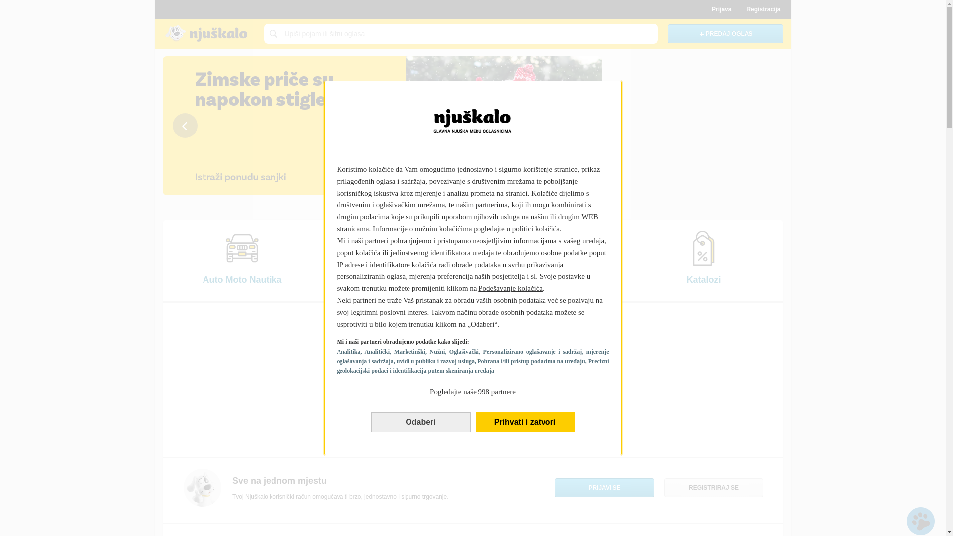 website screenshot of https://njuskalo.hr/