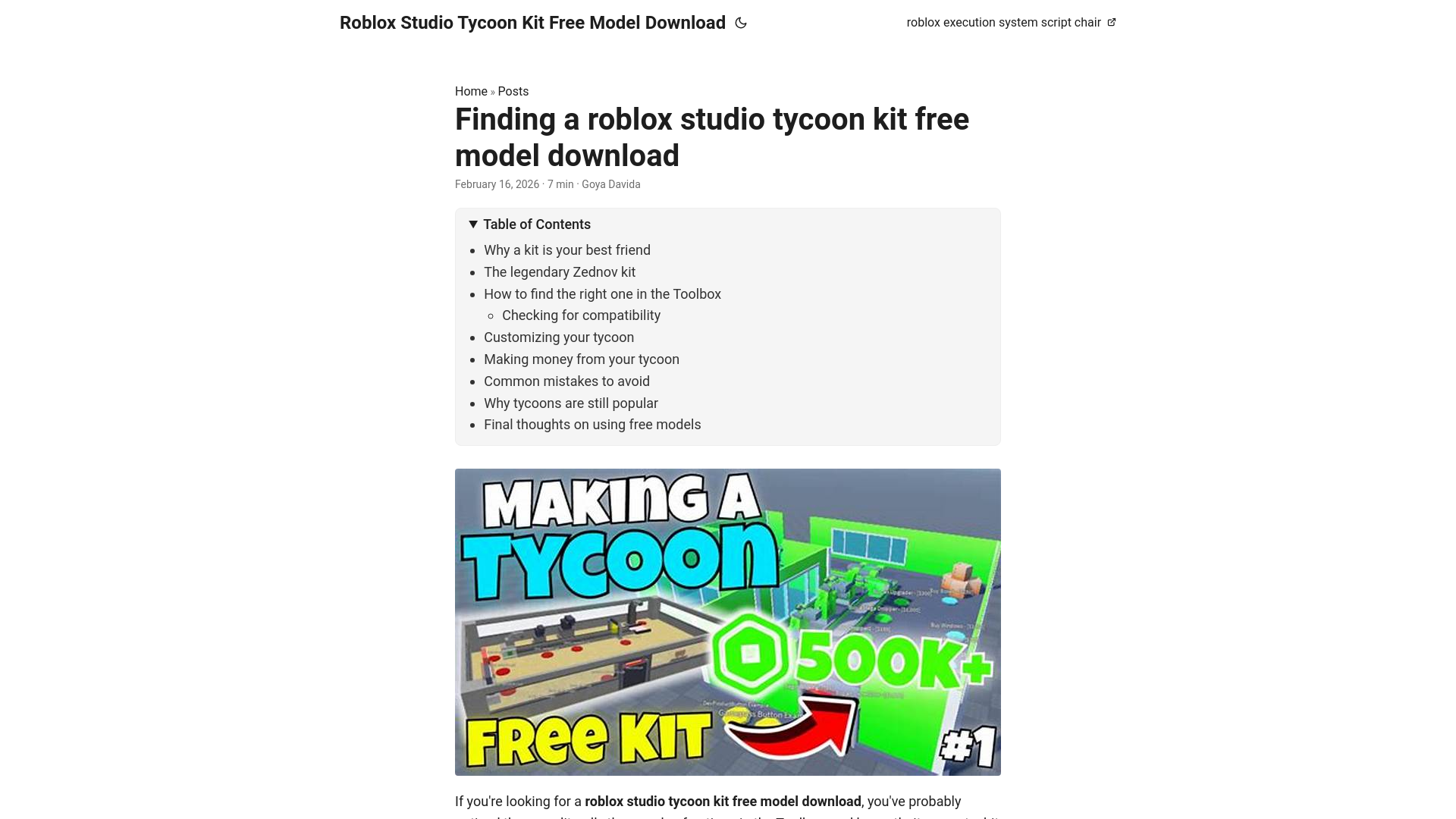 website screenshot of https://roblox-studio-tycoon-kit-free-model-download.pages.dev/