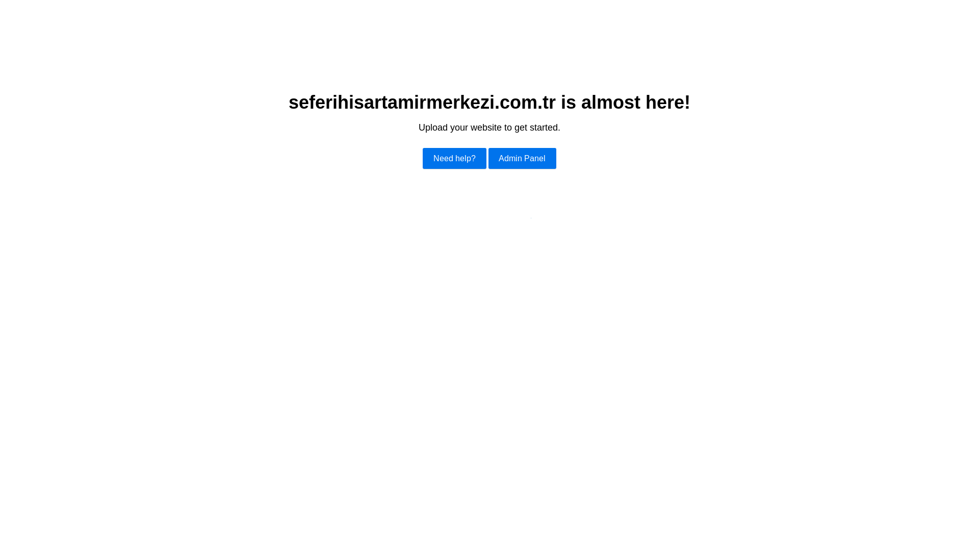 website screenshot of https://seferihisartamirmerkezi.com.tr/