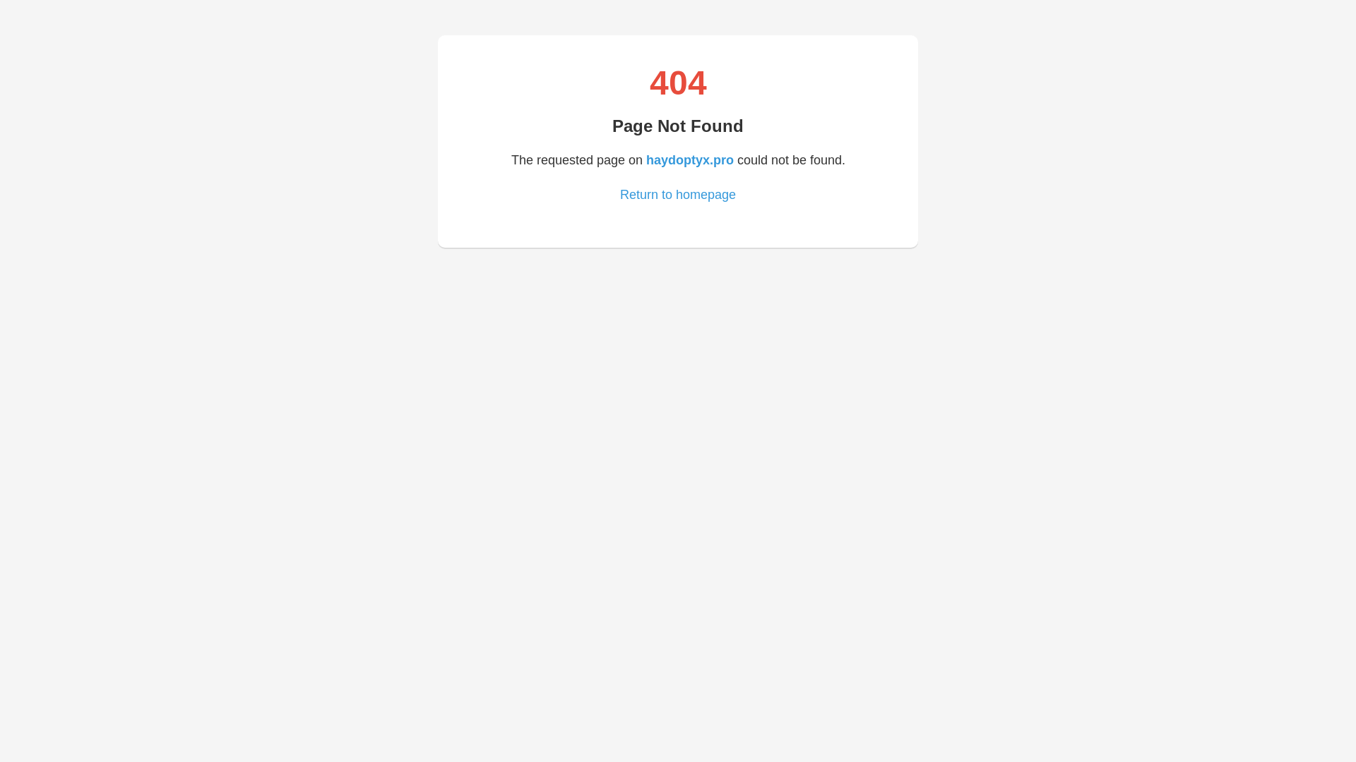 website screenshot of https://haydoptyx.pro/
