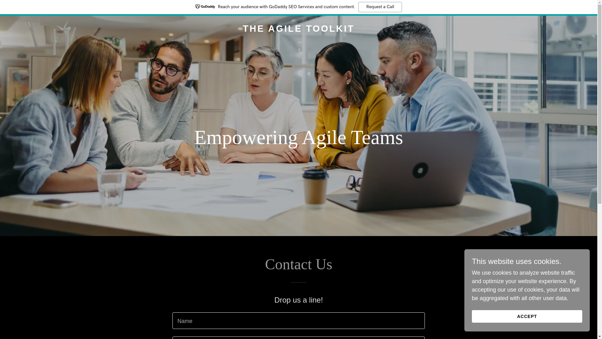 website screenshot of https://theagiletoolkit.com/