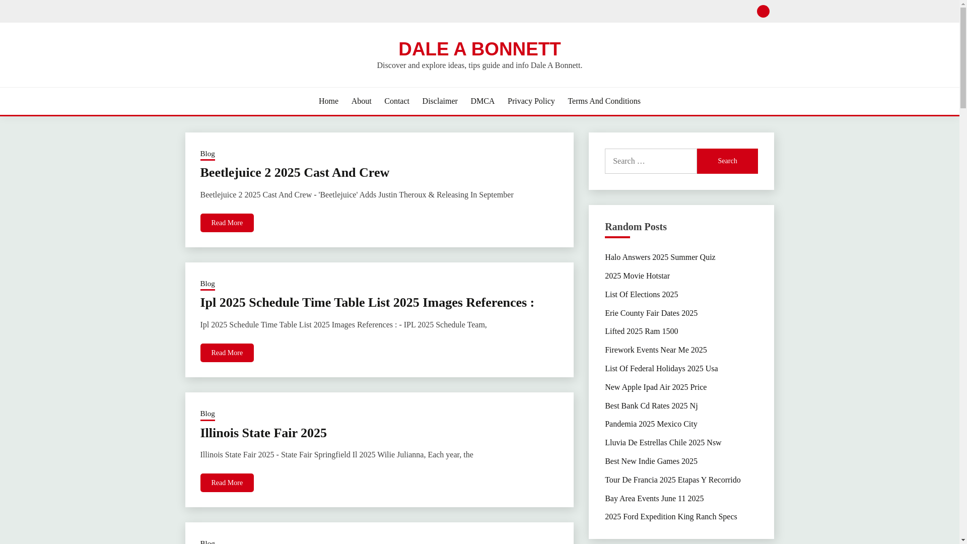 website screenshot of https://daleabonnettk.pages.dev/
