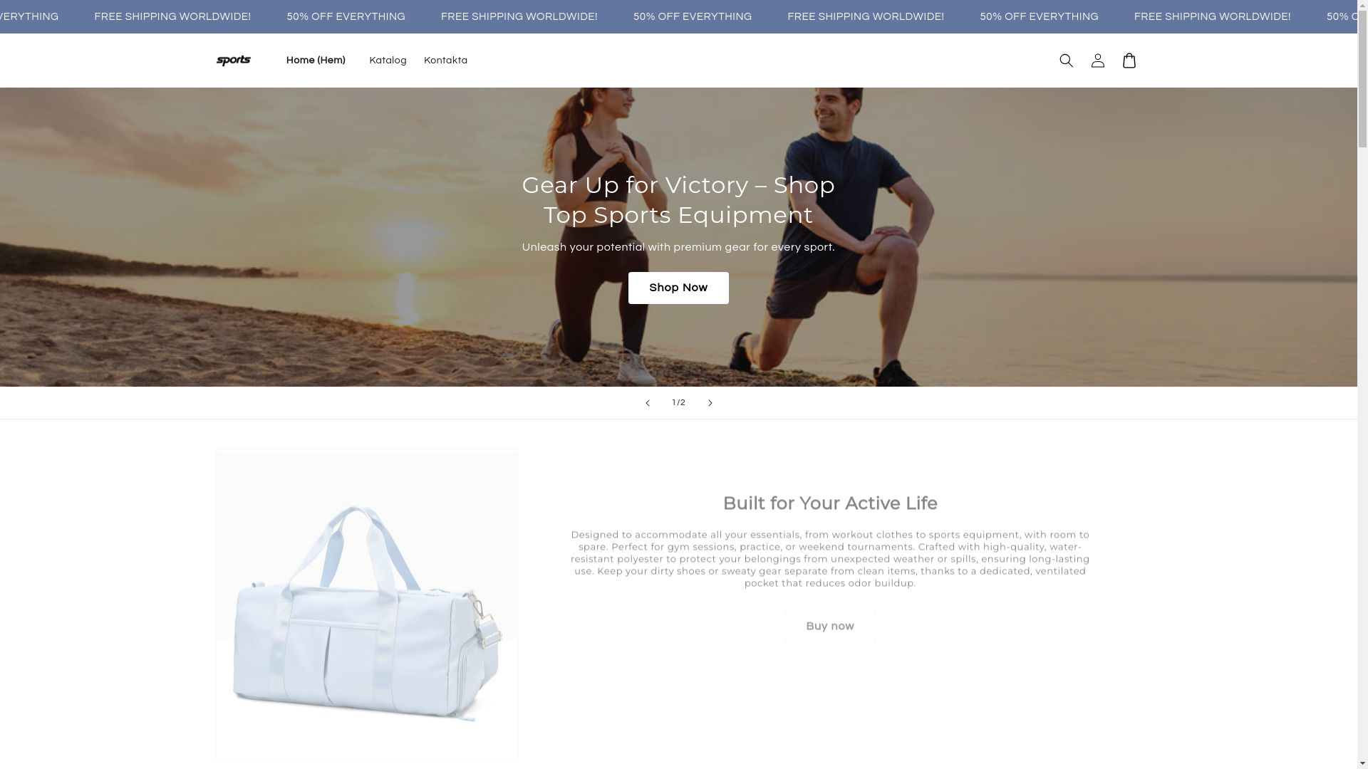 website screenshot of https://ventofold.store/