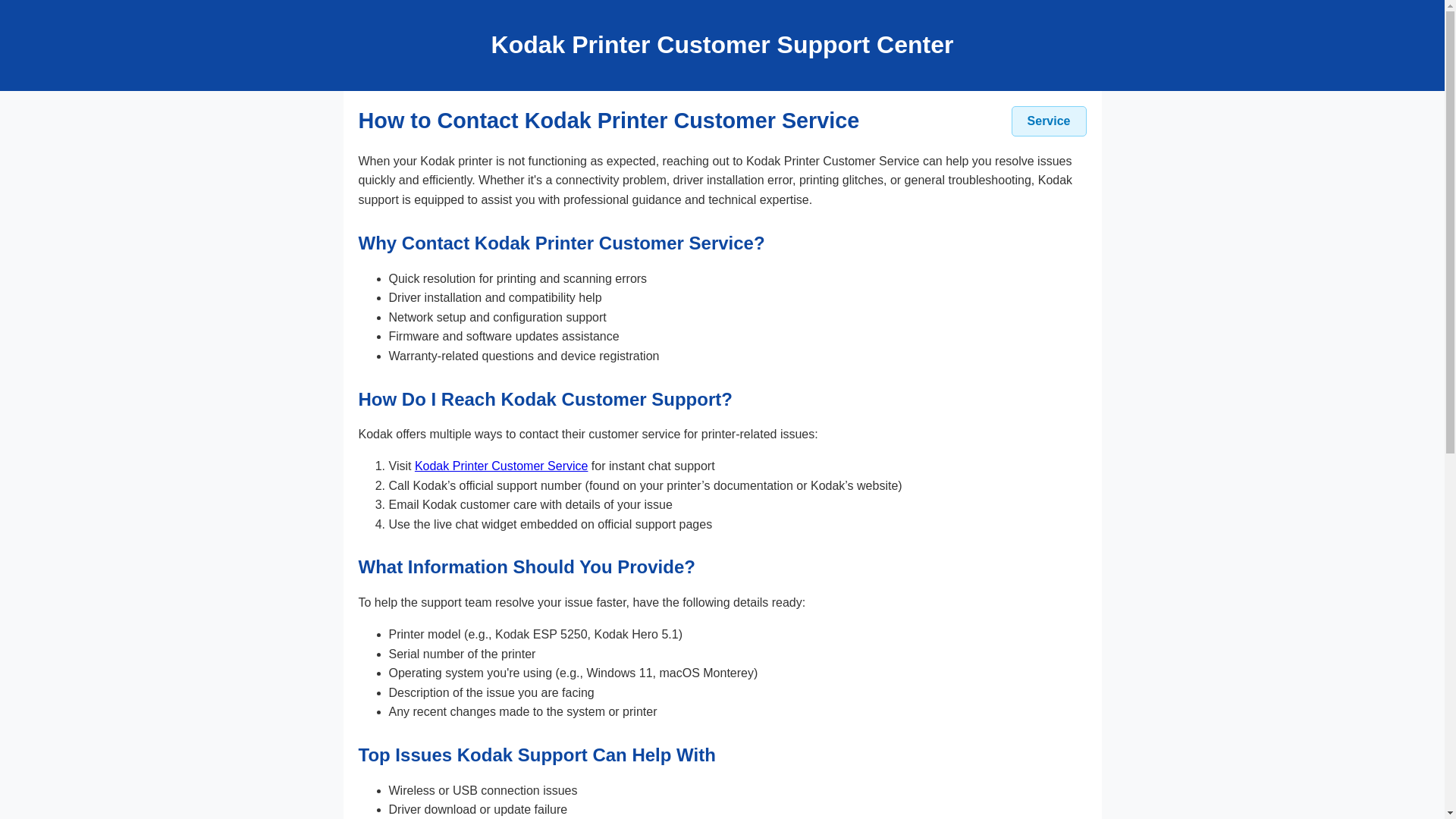 website screenshot of https://kodak-printer-customer-service.pages.dev/