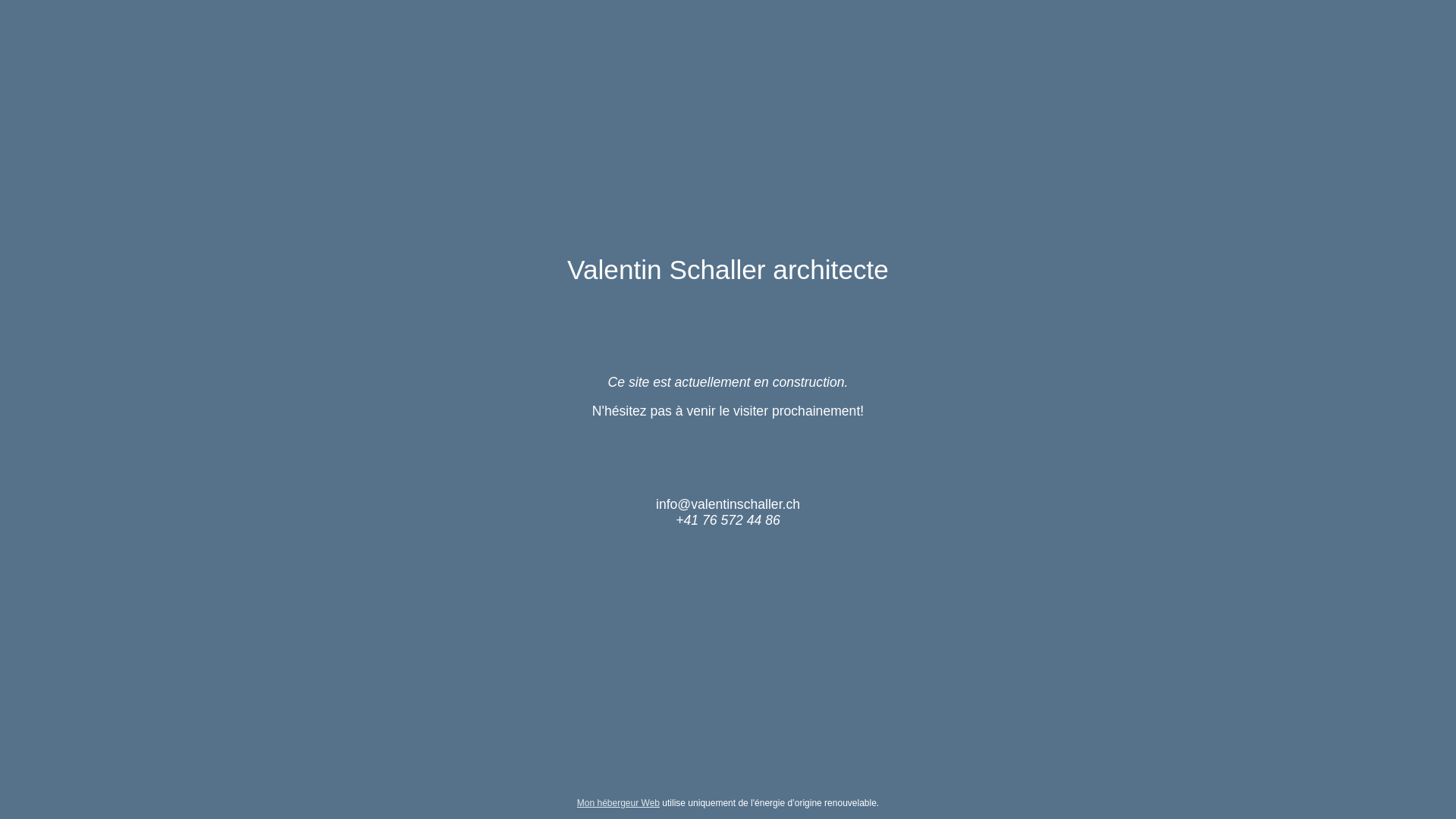 website screenshot of https://schallervalentin.ch/