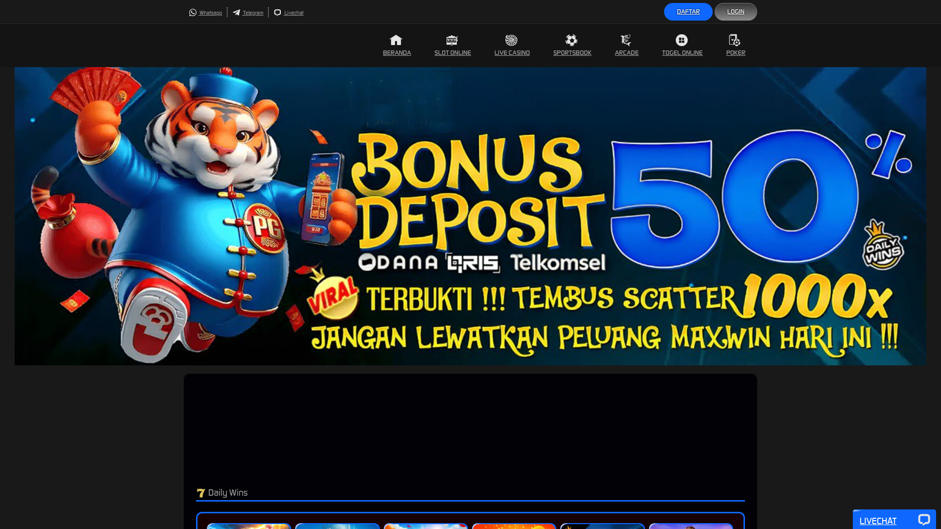 website screenshot of https://qqfunbet889.org/