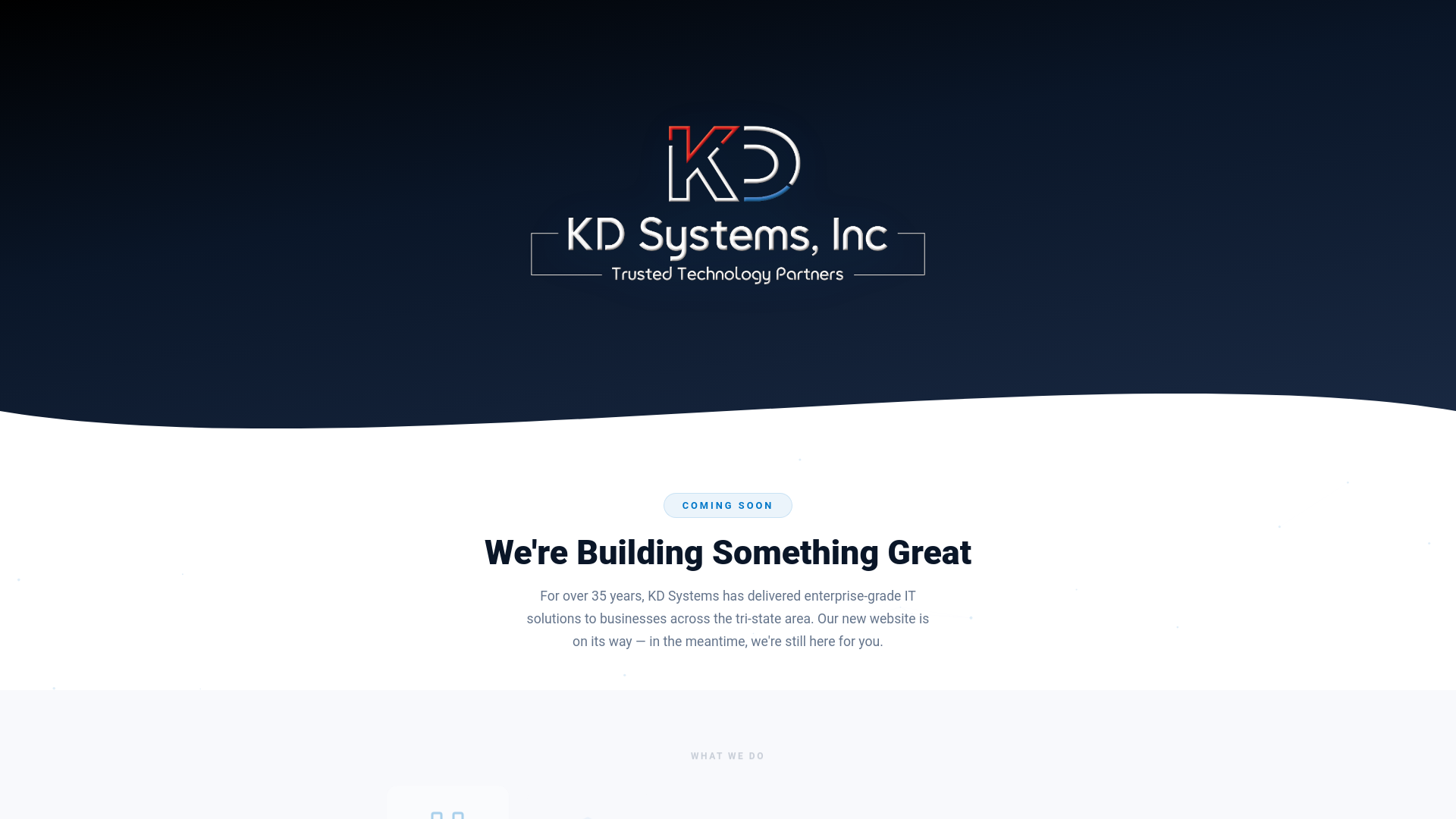 website screenshot of https://kdsystemsinc.pages.dev/