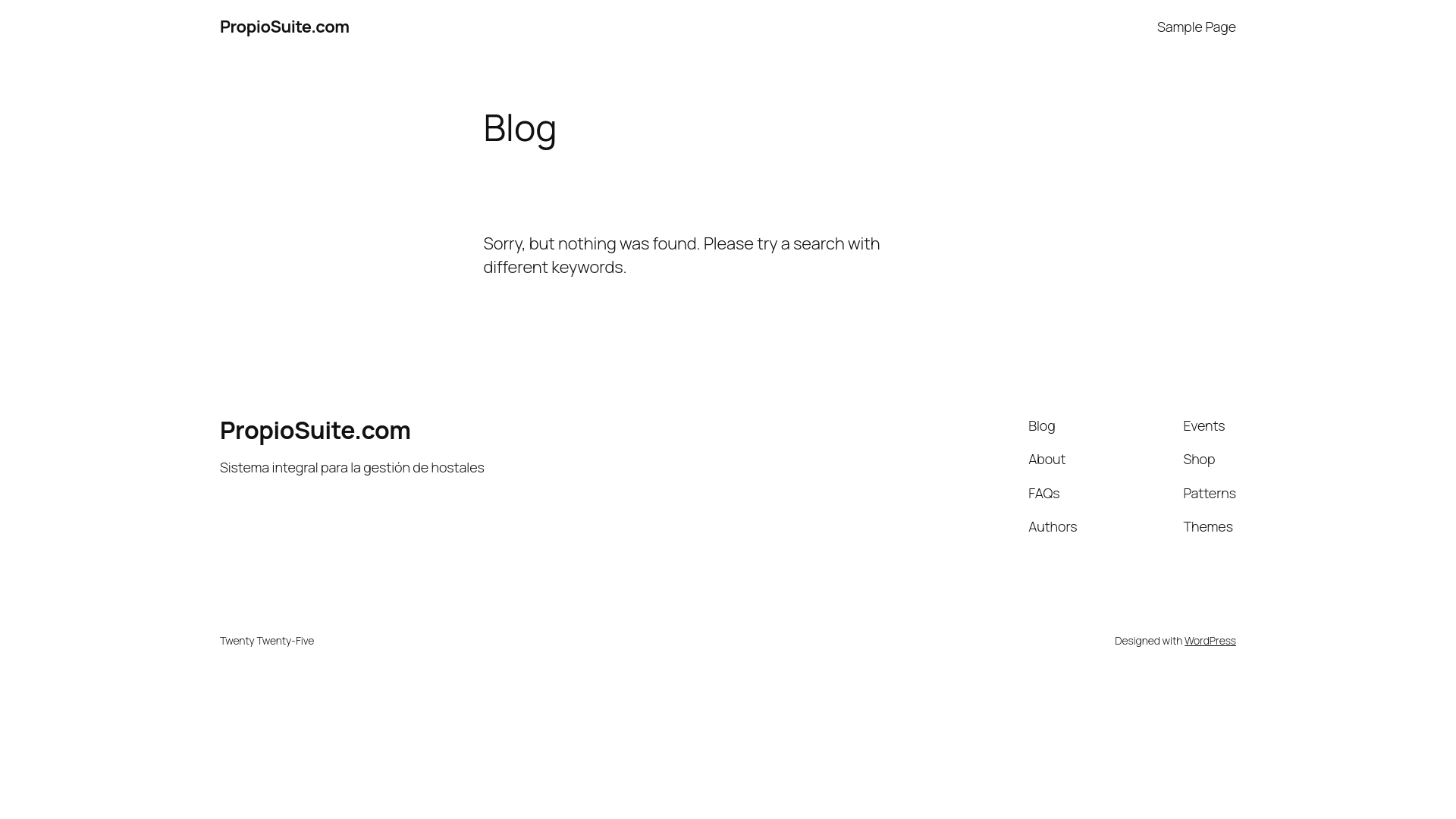 website screenshot of https://propioosuite.com/