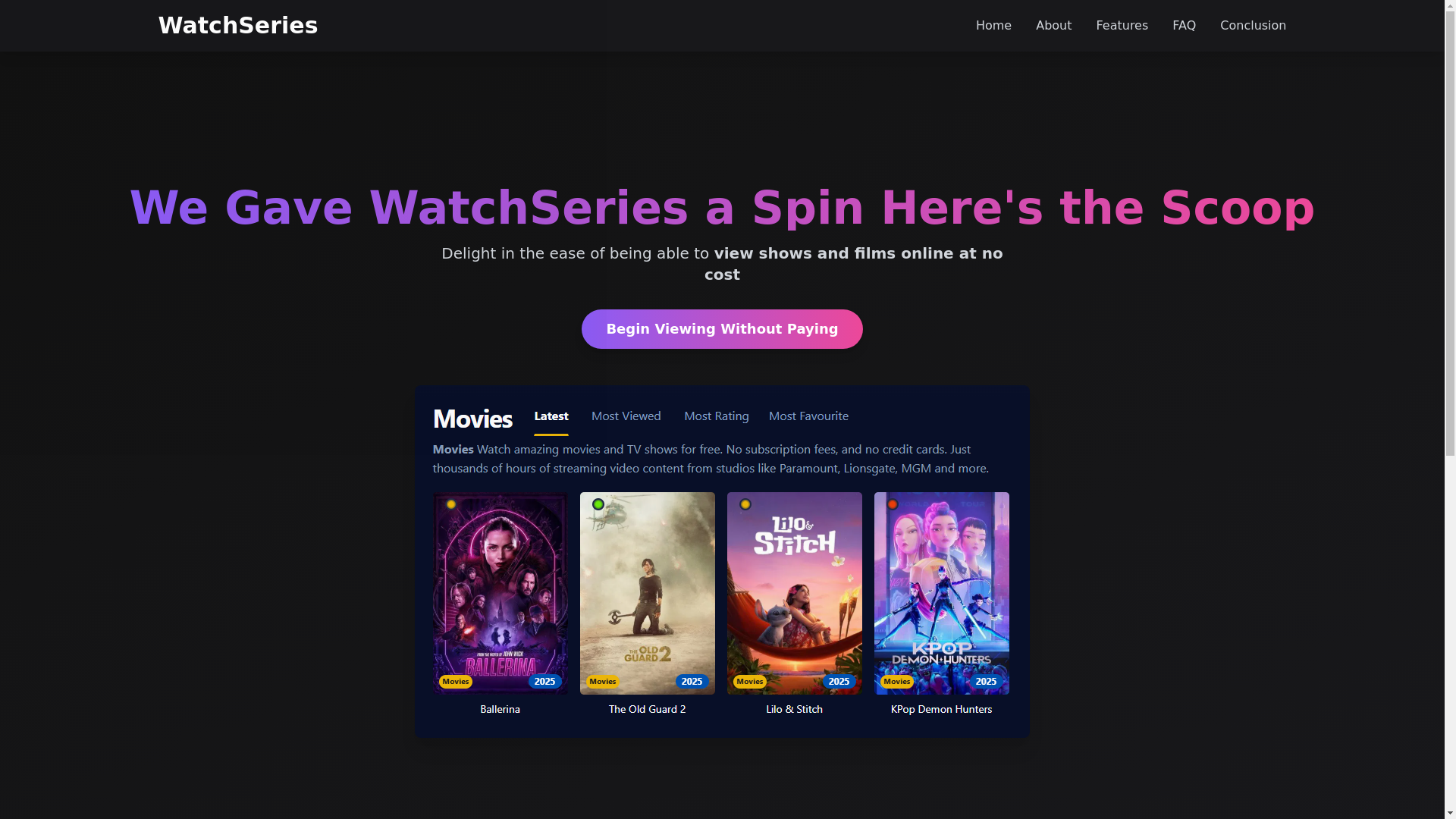 website screenshot of https://watchseries-41af.pages.dev/