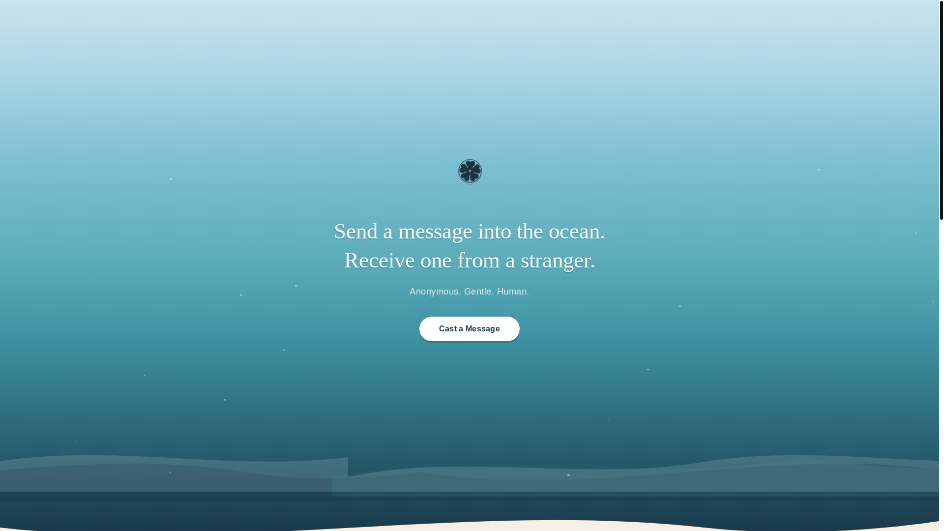 website screenshot of https://shorelineletters.com/
