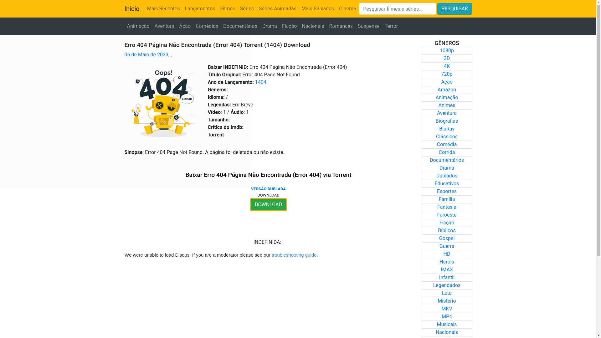 website screenshot of https://lendafilmes.com/magnet:?xt=urn:btih:3ffb3eda82a15405186ae8ed0c865539045cb1fe&dn=VACATORRENT.COM..MKV.Sing%202%202021%201080p%20WEB-DL%20DUAL%205.1&tr=udp%3a%2f%2ftracker.openbittorrent.com%3a80%2fannounce&tr=udp%3a%2f%2ftracker.publicbt.com%3a80%2fannounce&tr=udp%3a%2f%2ftracker.internetwarriors.net%3a1337%2fannounce&tr=udp%3a%2f%2ftracker.opentrackr.org%3a1337%2fannounce&tr=udp%3a%2f%2fexodus.desync.com%3a6969%2fannounce&tr=udp%3a%2f%2fopen.stealth.si%3a80%2fannounce&tr=udp%3a%2f%2fwww.torrent.eu.org%3a451%2fannounce