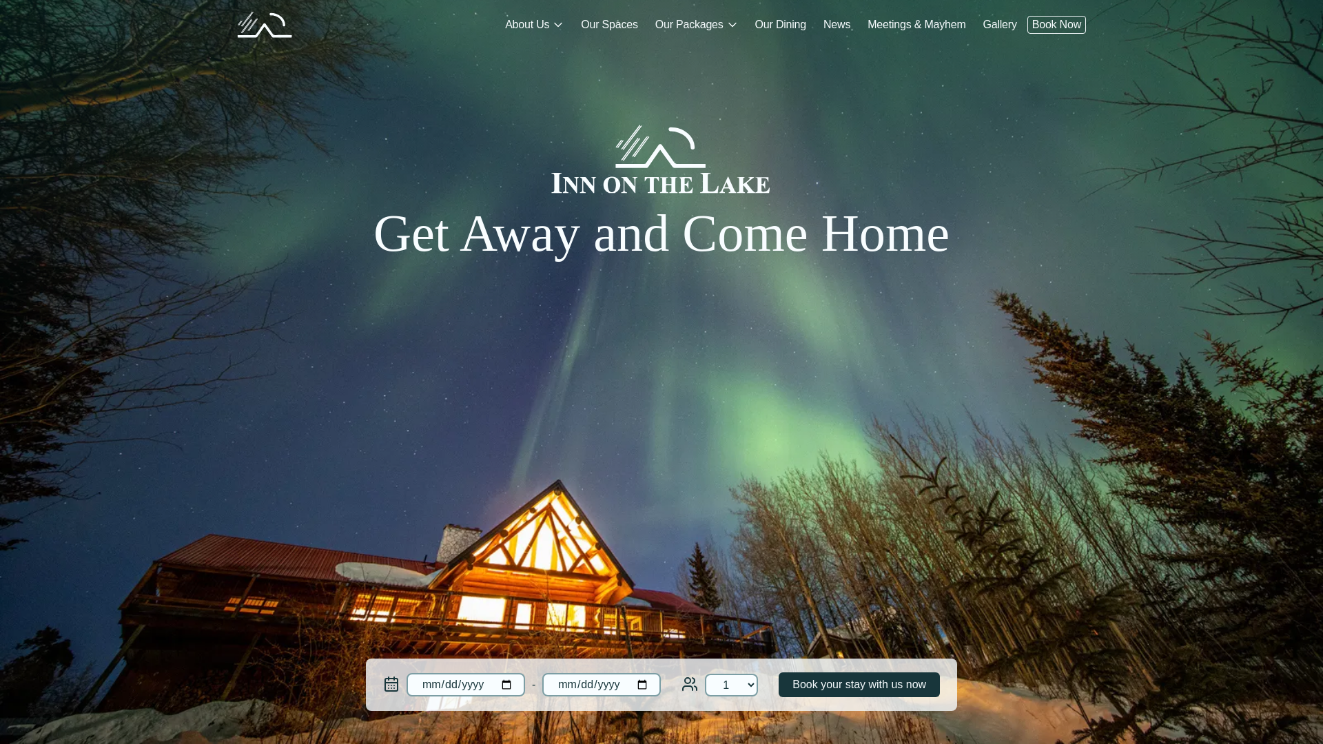 website screenshot of https://inn-on-the-lake-website.pages.dev/