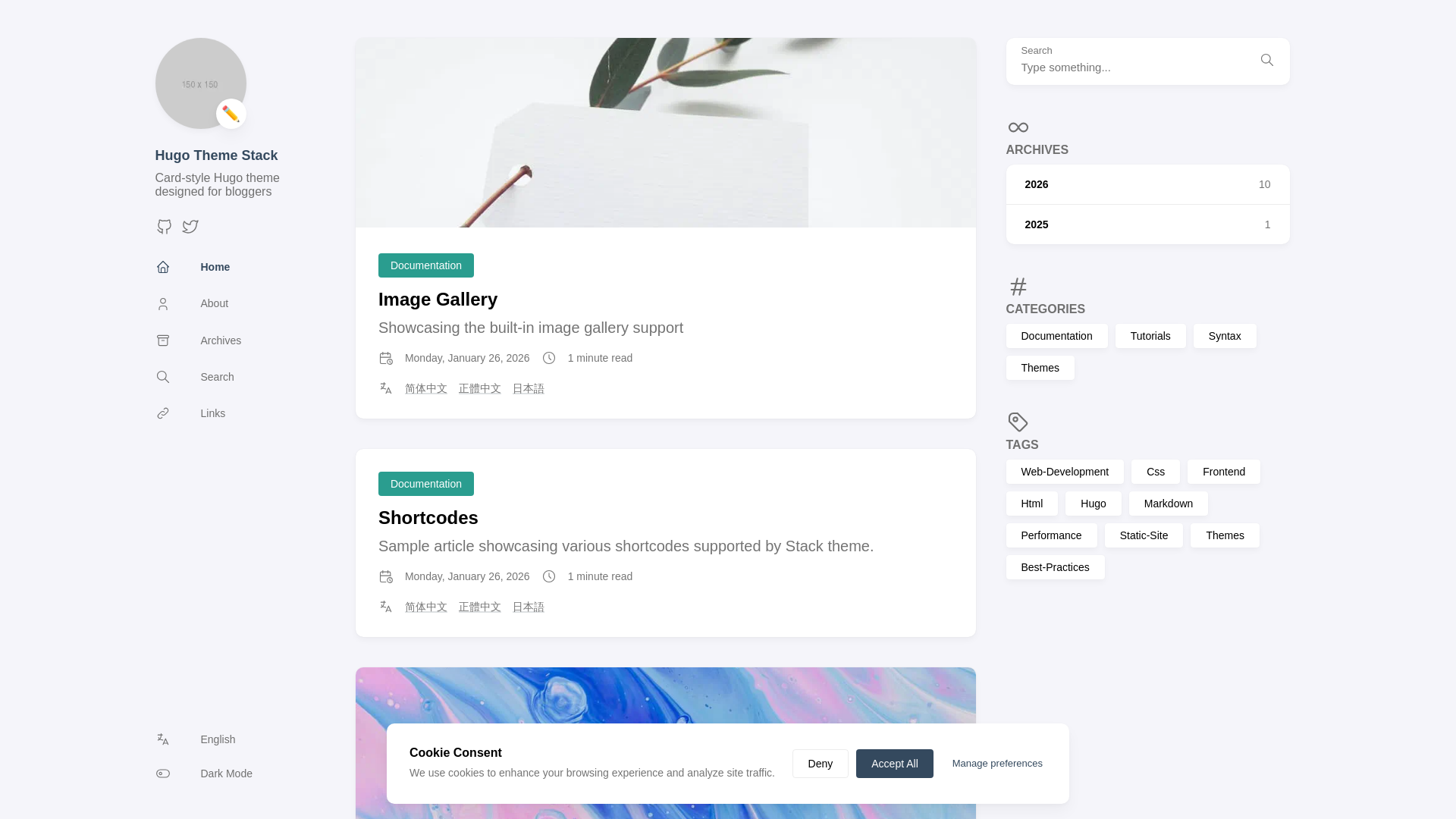 website screenshot of https://hugo-theme-stack-ef8.pages.dev/