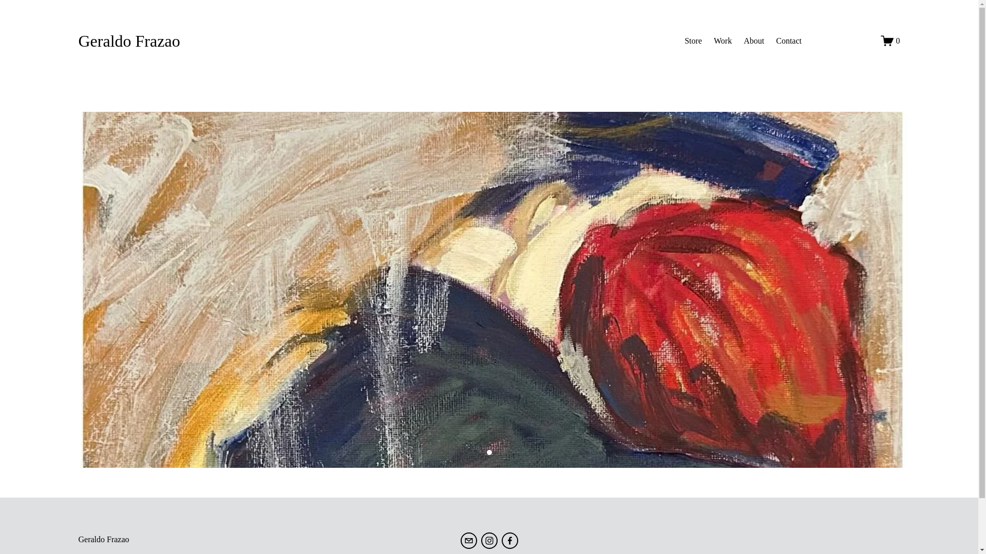 website screenshot of https://geraldofrazao.com/