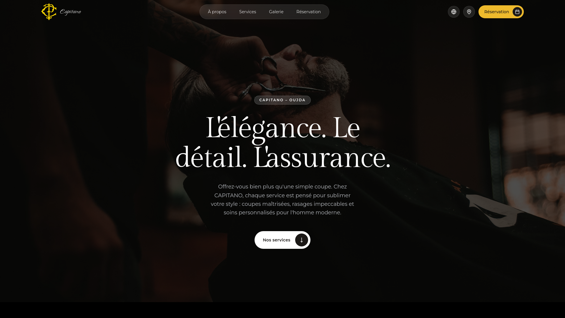 website screenshot of https://capitano.pages.dev/