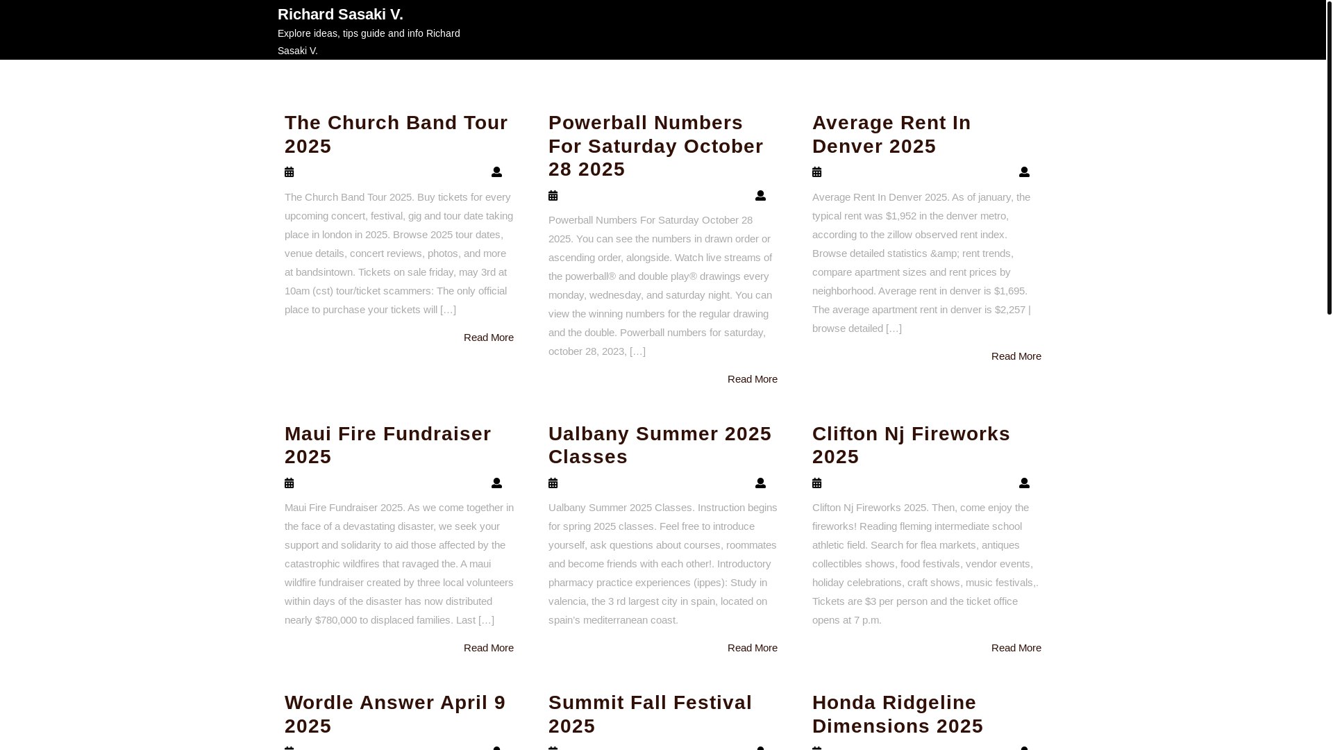 website screenshot of https://richardsasakiv.pages.dev/