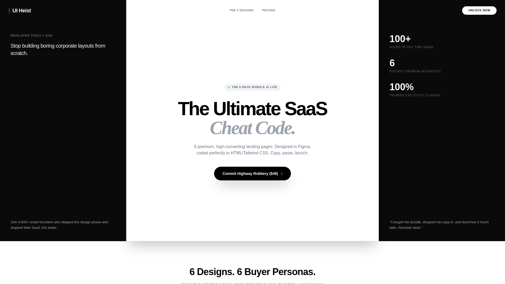 website screenshot of https://cheat-code-ui.pages.dev/