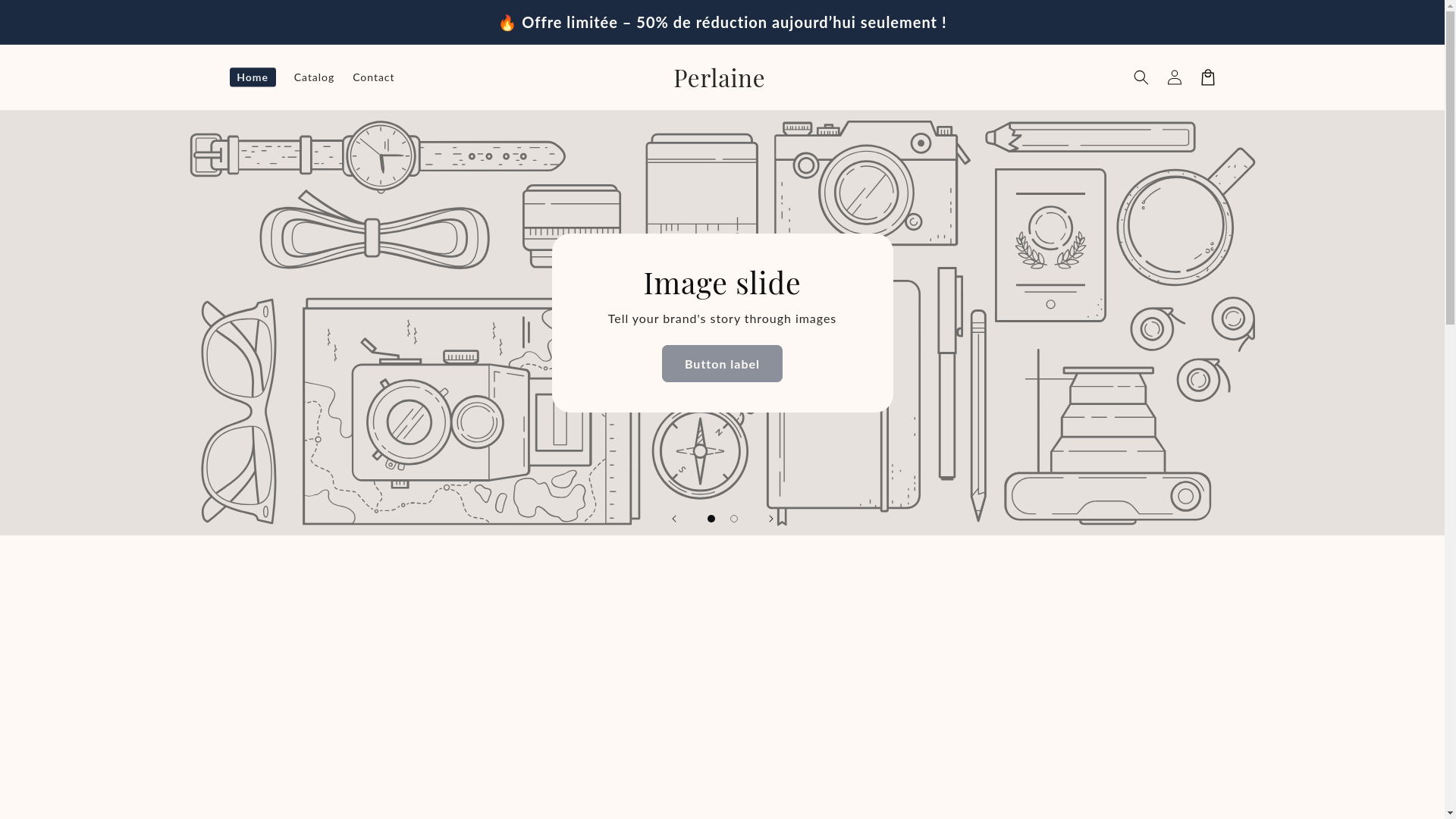 website screenshot of https://perlaine.co/