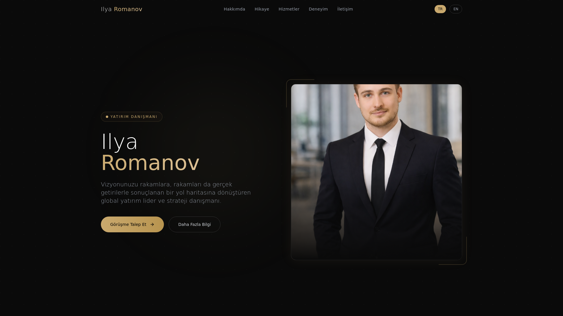 website screenshot of https://ilyaromanov.com/
