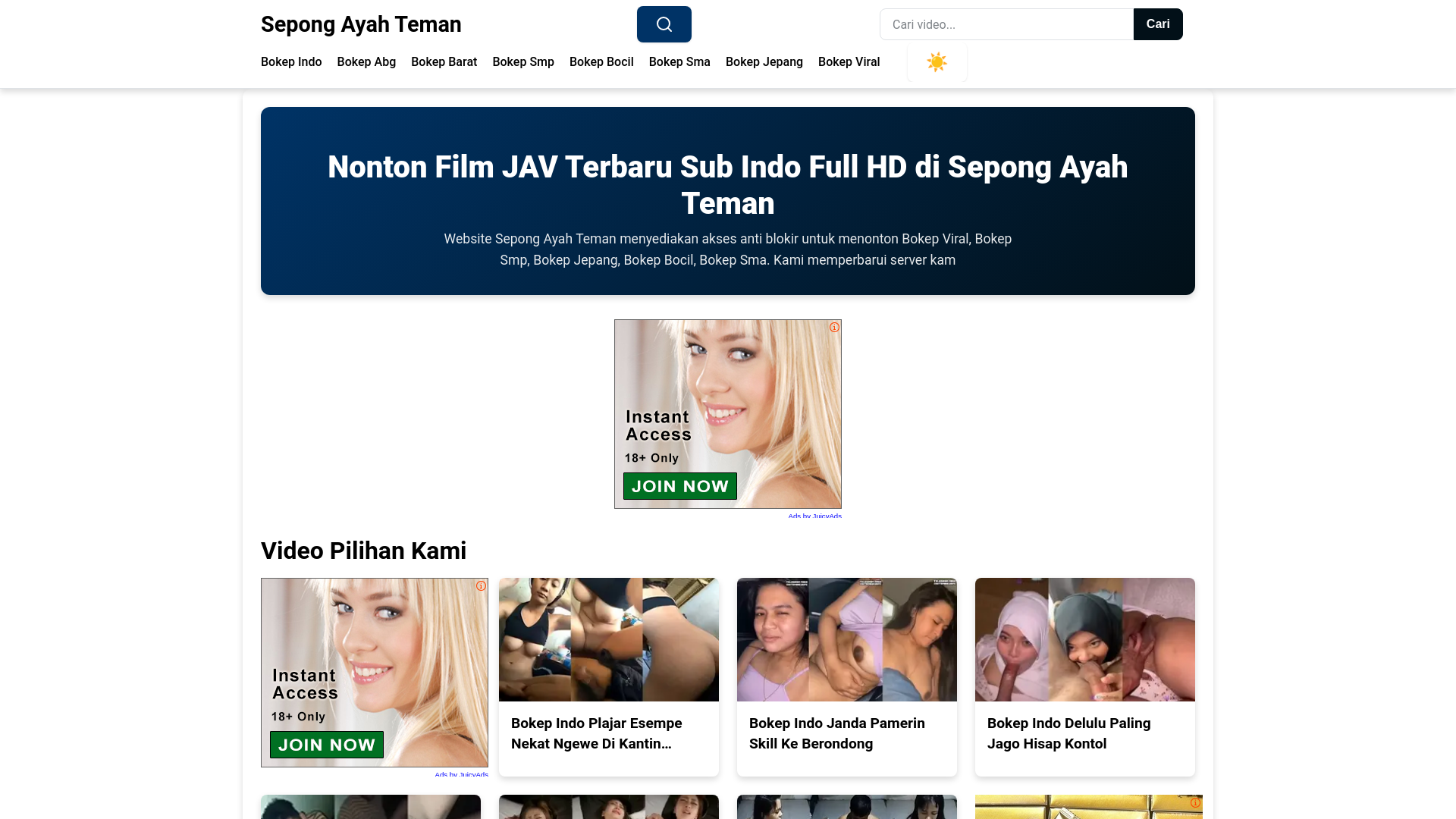website screenshot of https://sepongayahteman.pages.dev/