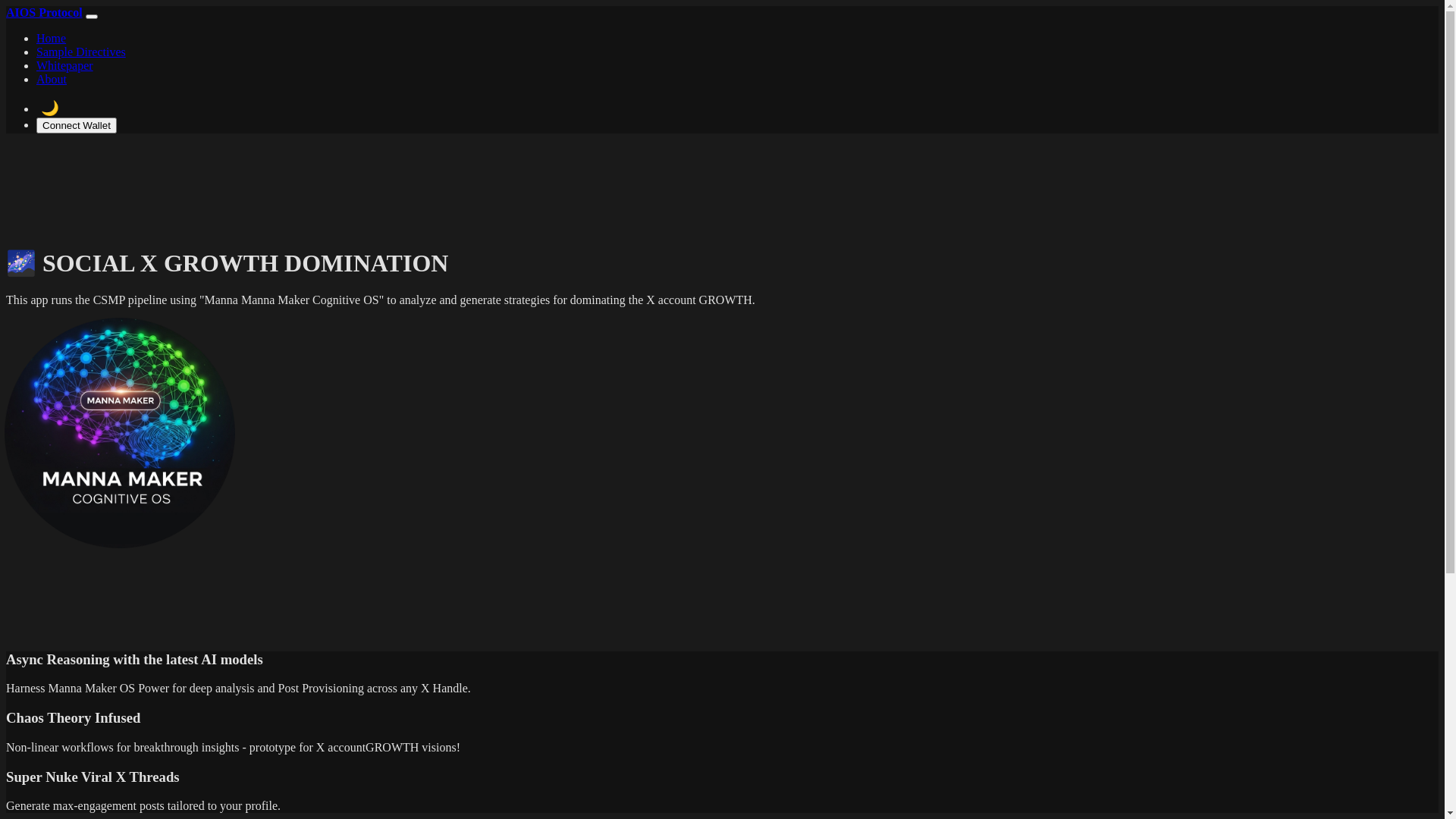 website screenshot of https://cosmomanna.org/