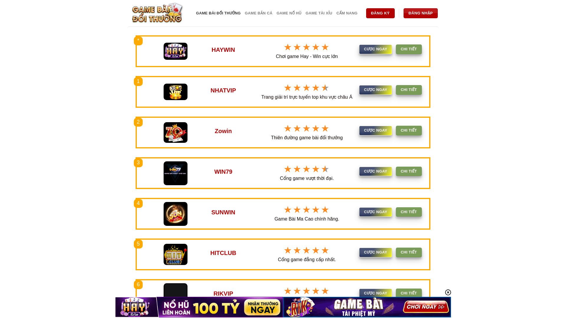 website screenshot of https://gamebaidoithuongpink.com/