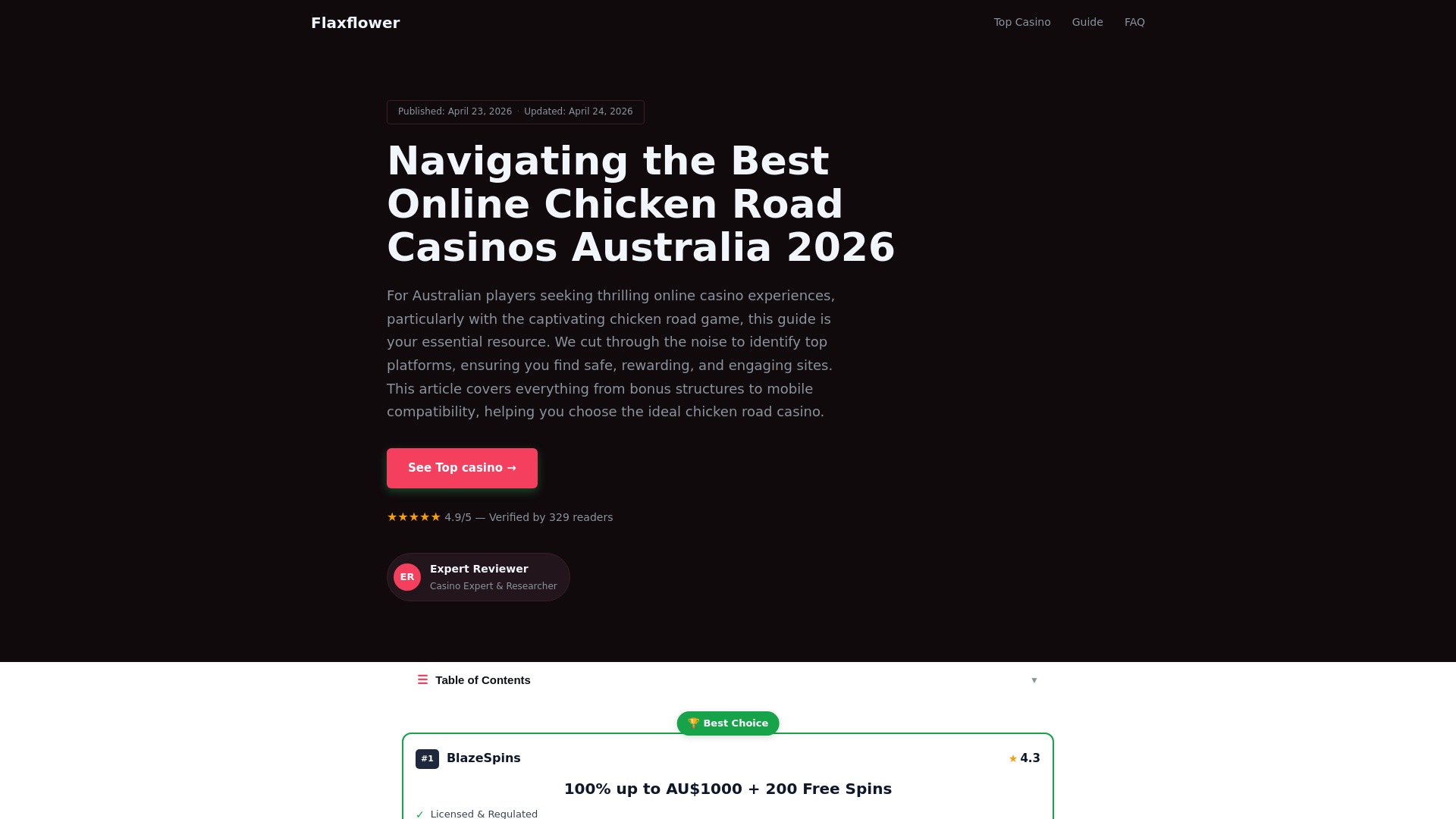 website screenshot of https://flaxflower-com-au.pages.dev/