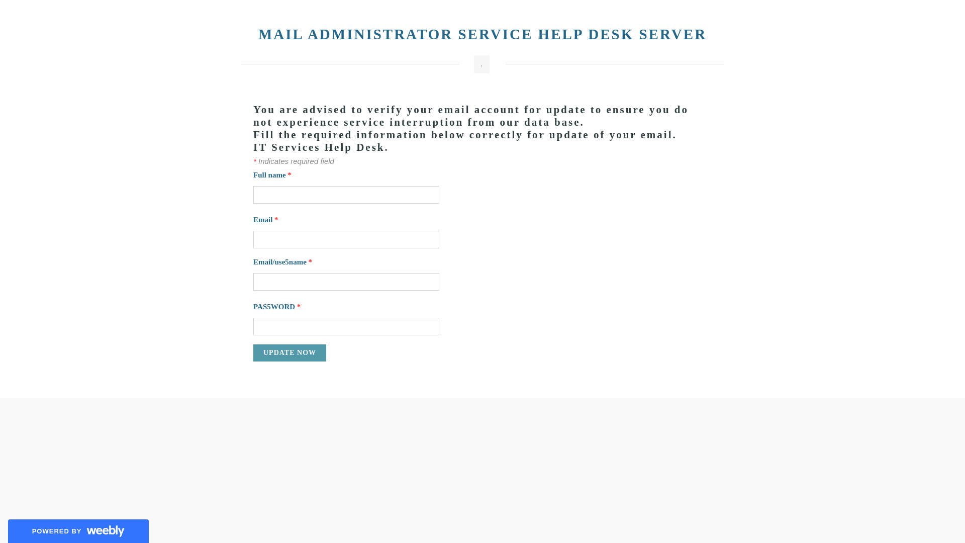website screenshot of https://we1outlook.weebly.com