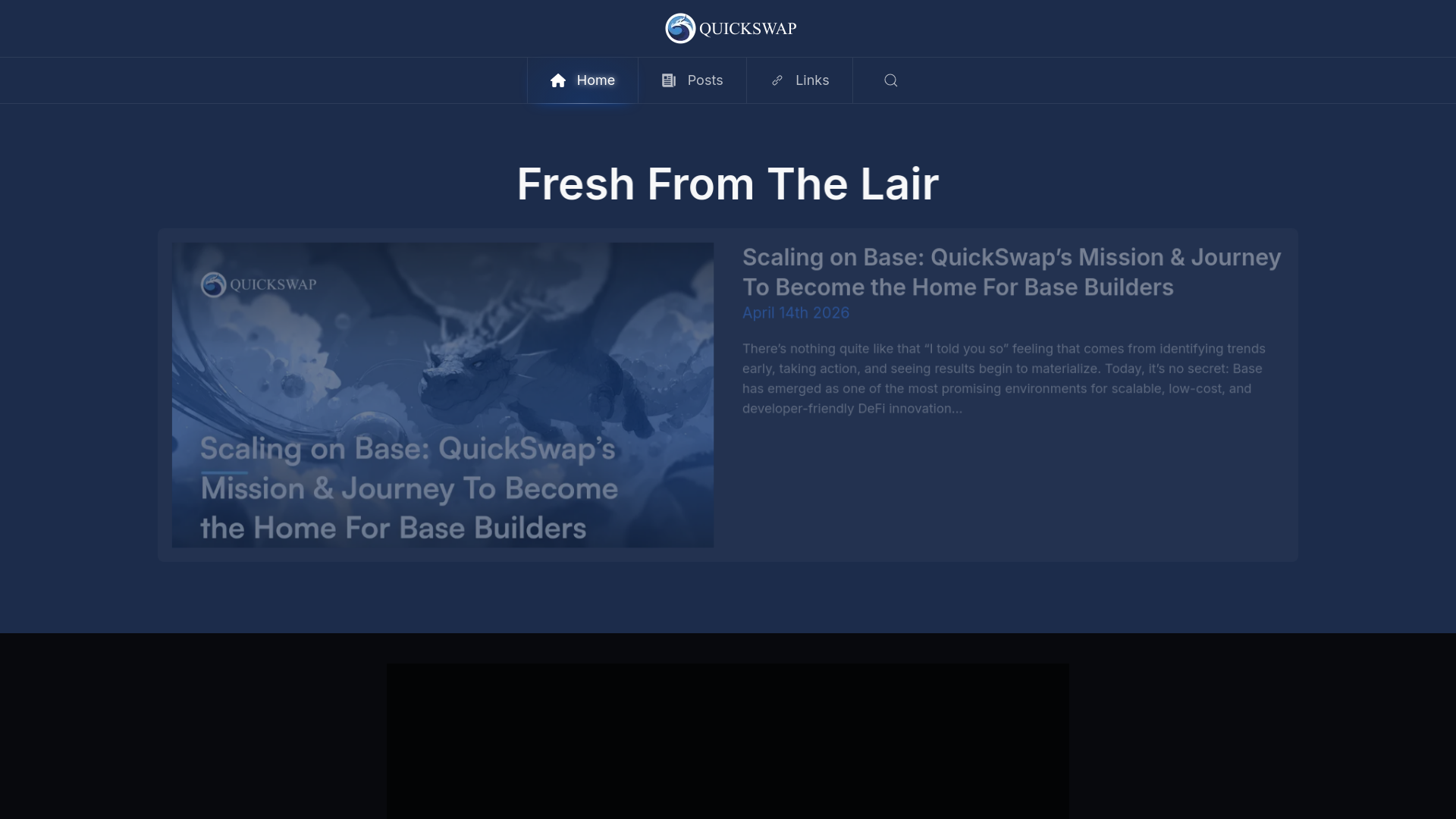 website screenshot of https://quickswap-blog-qs.pages.dev/
