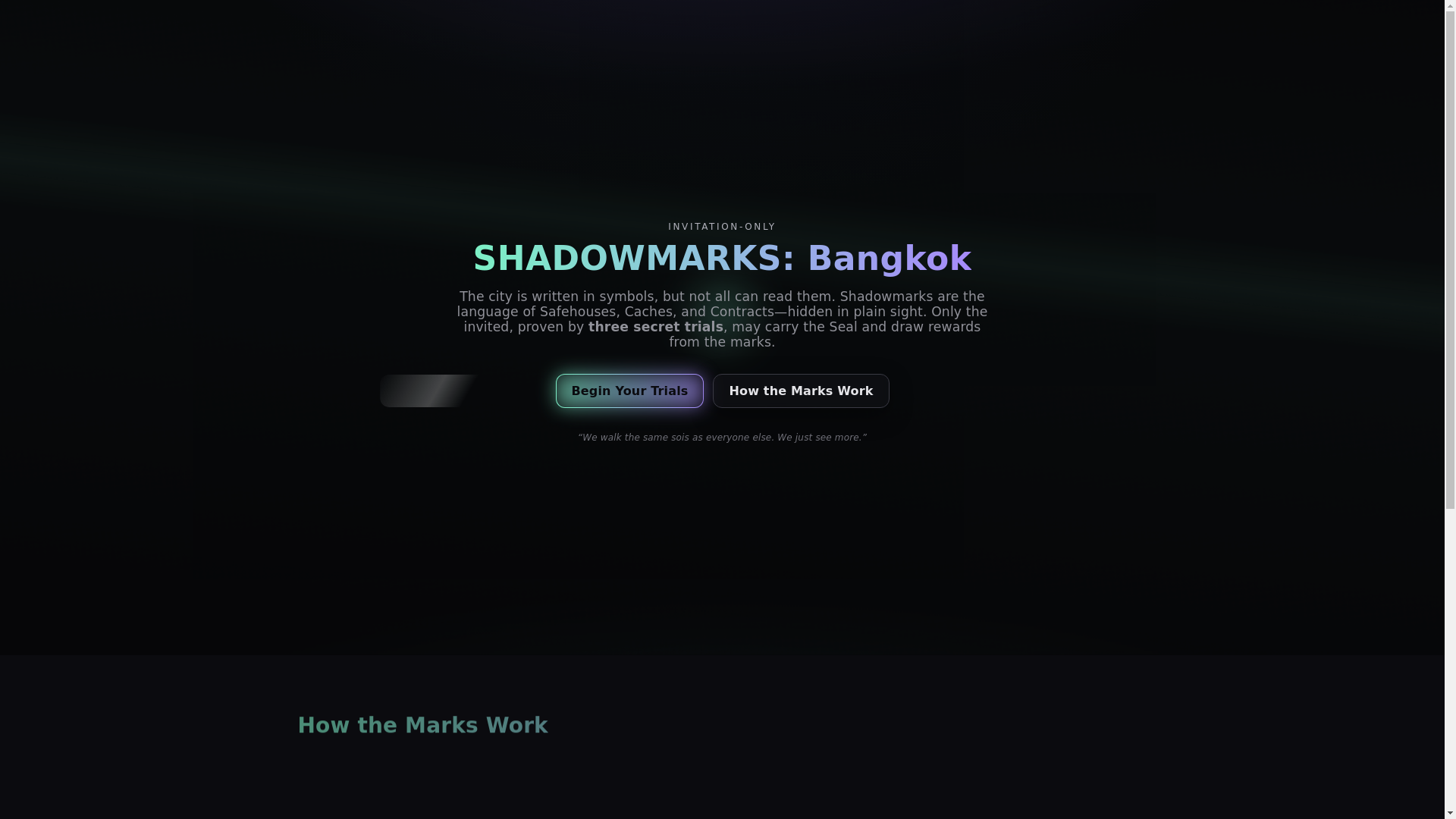 website screenshot of https://shadowmarks.pages.dev/