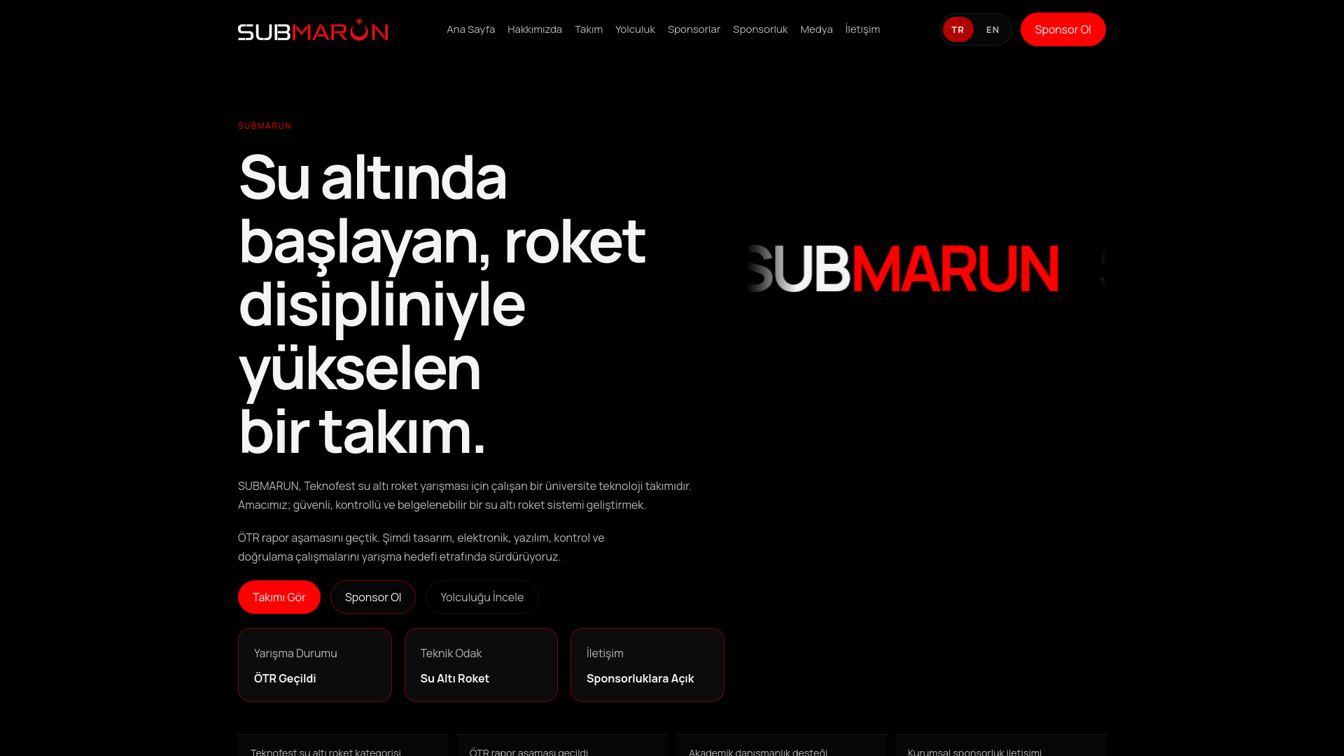 website screenshot of https://submarun.com/