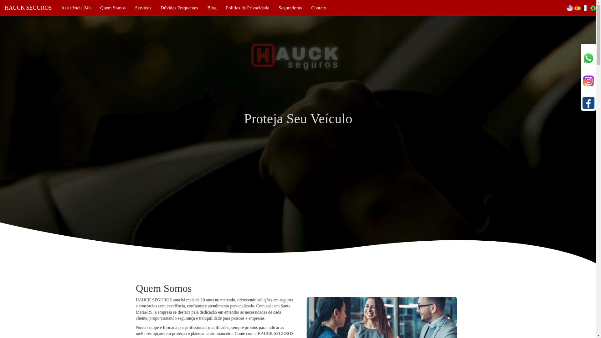 website screenshot of https://hauckinvestimentos.com.br/