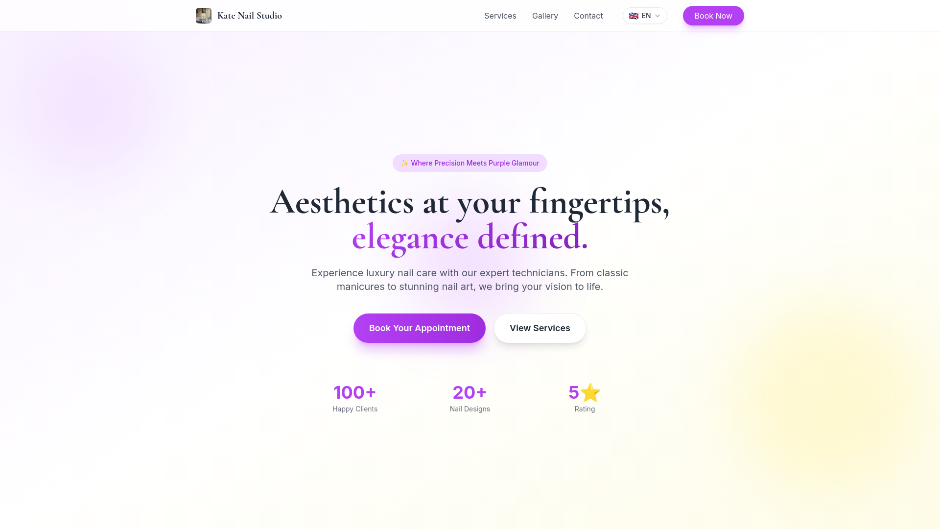 website screenshot of https://katenailstudio.site