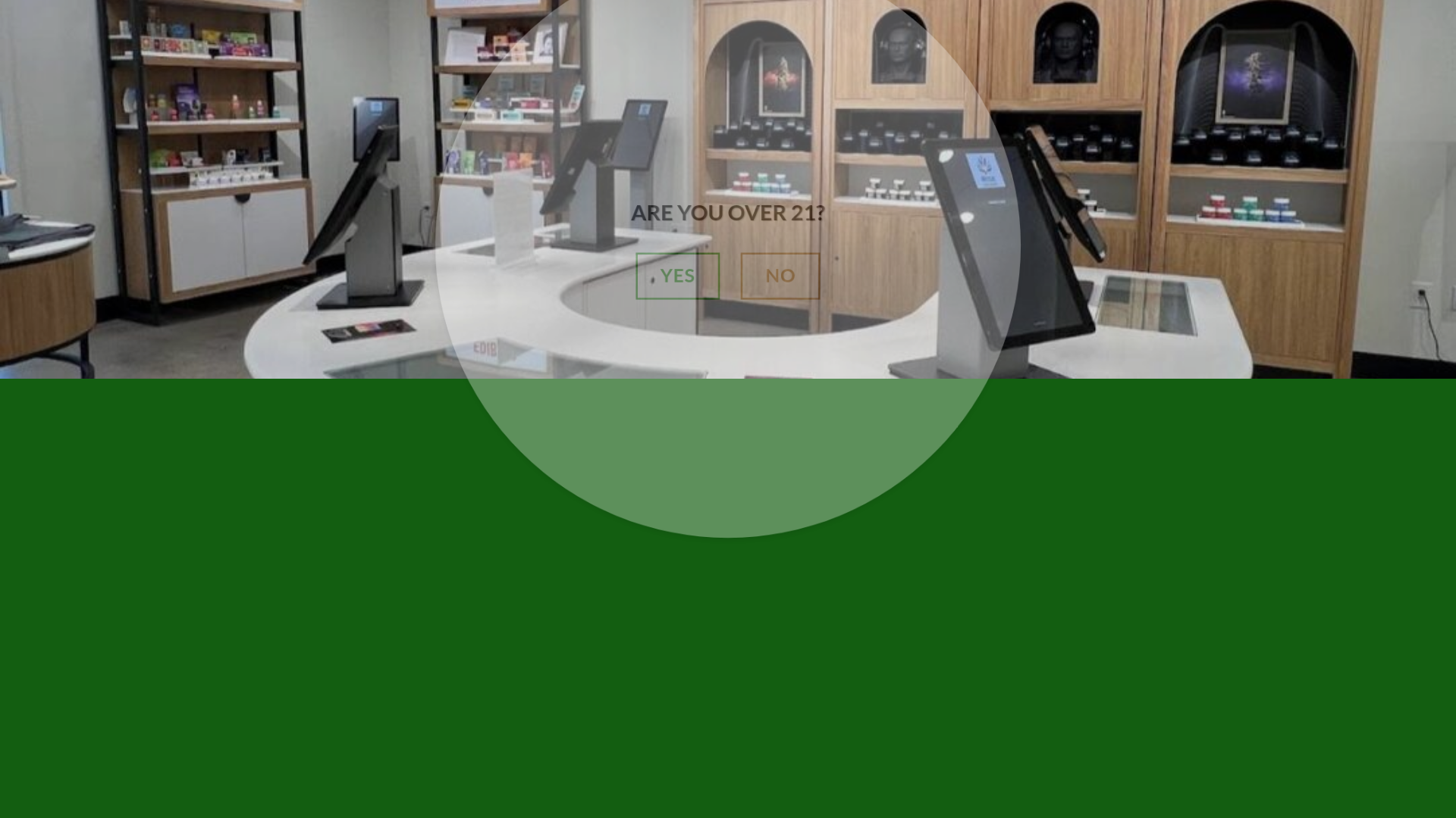 website screenshot of https://greenurbancowellness.shop/