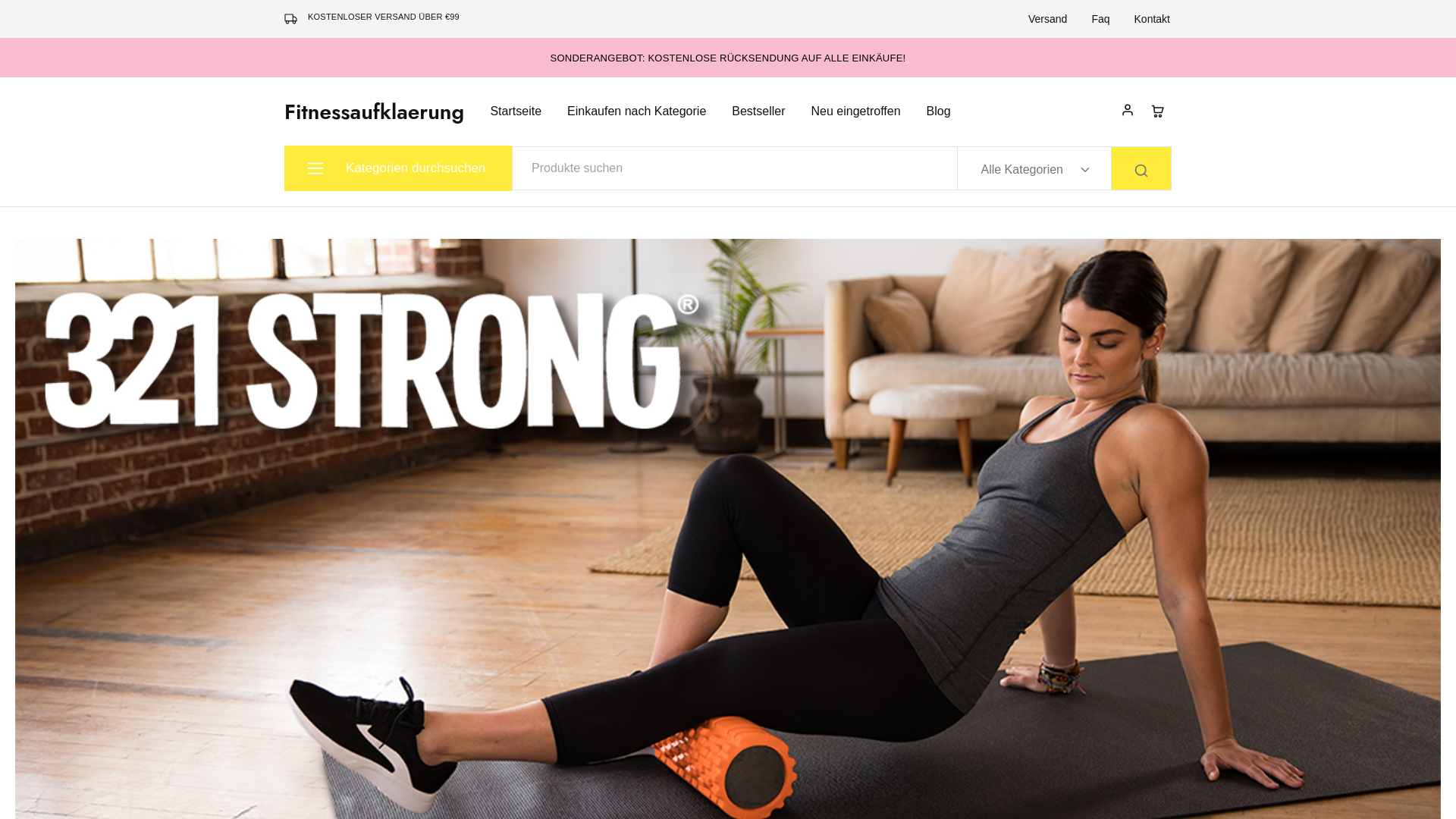 website screenshot of https://fitnessaufklaerung.de