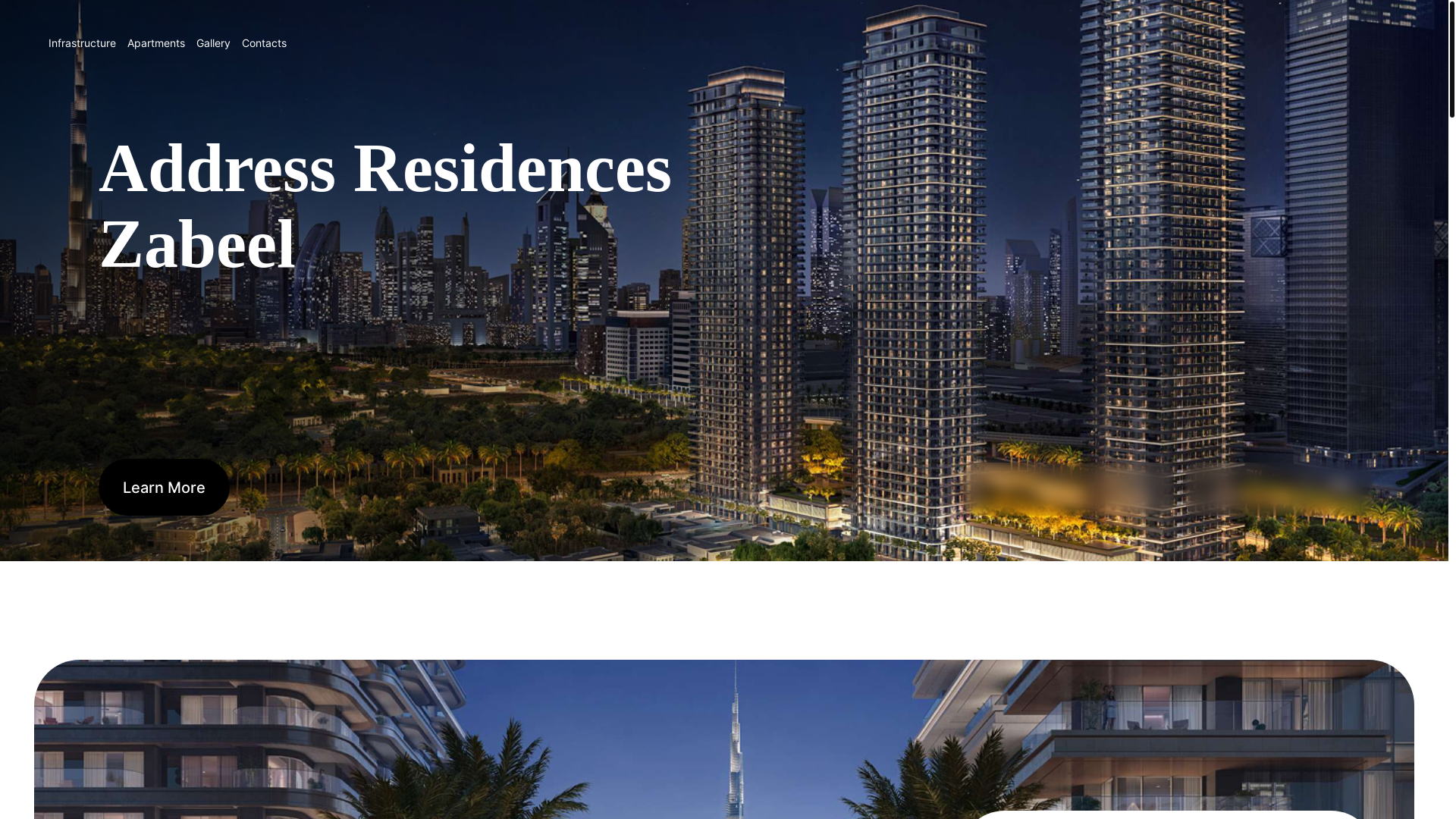 website screenshot of https://address-residences-zabeel.pages.dev/