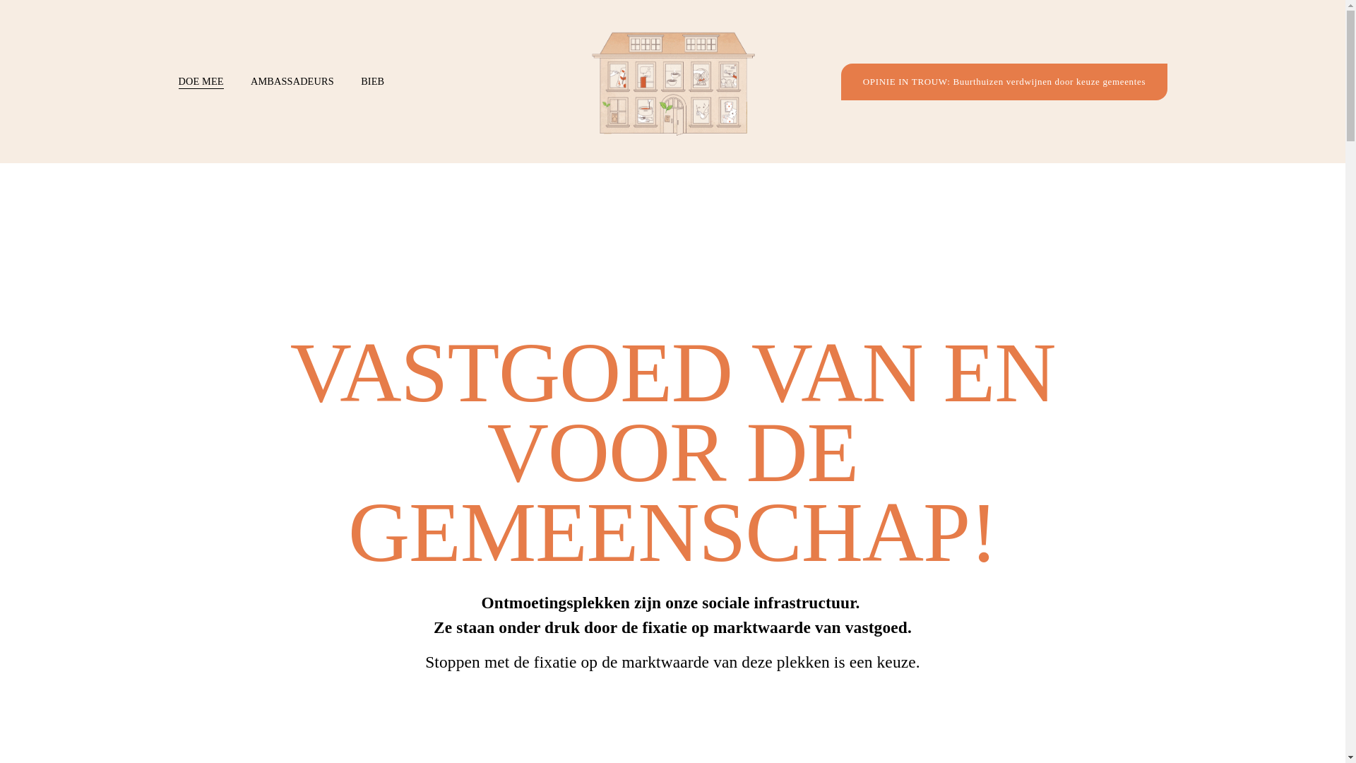 website screenshot of https://gemeenschappelijkvastgoed.nl/