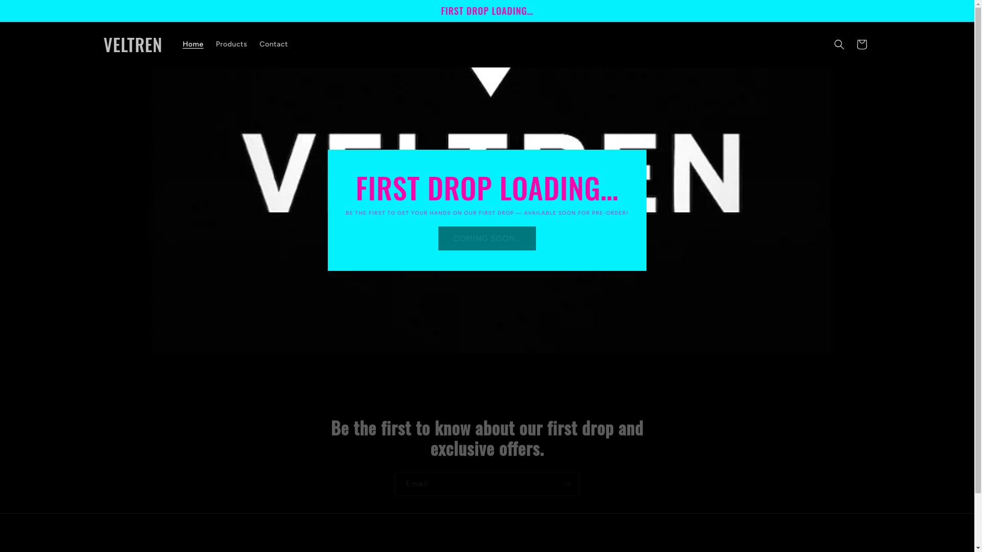 website screenshot of https://veltrenofficial.com/