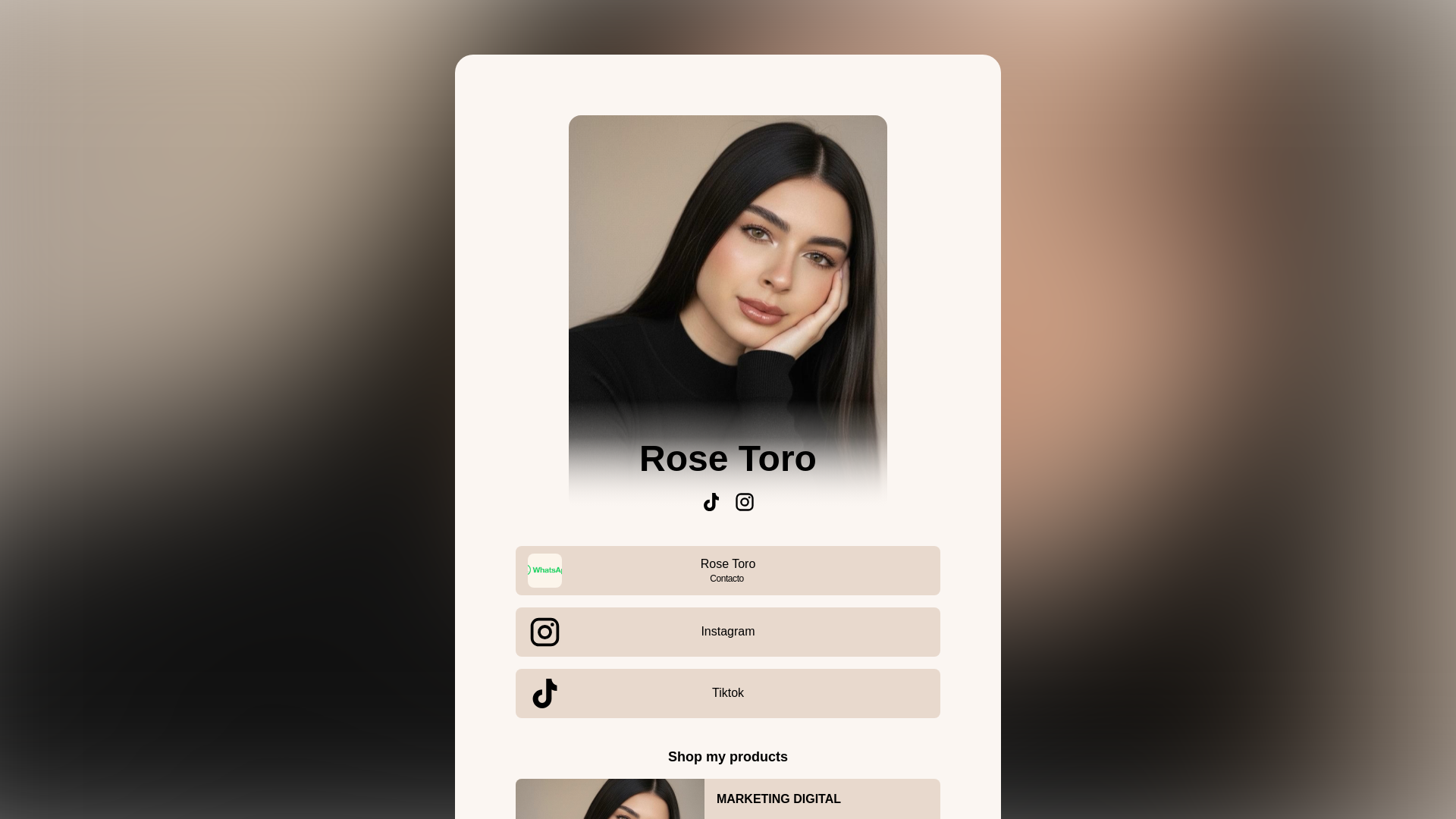 website screenshot of https://rosetoroo.com/