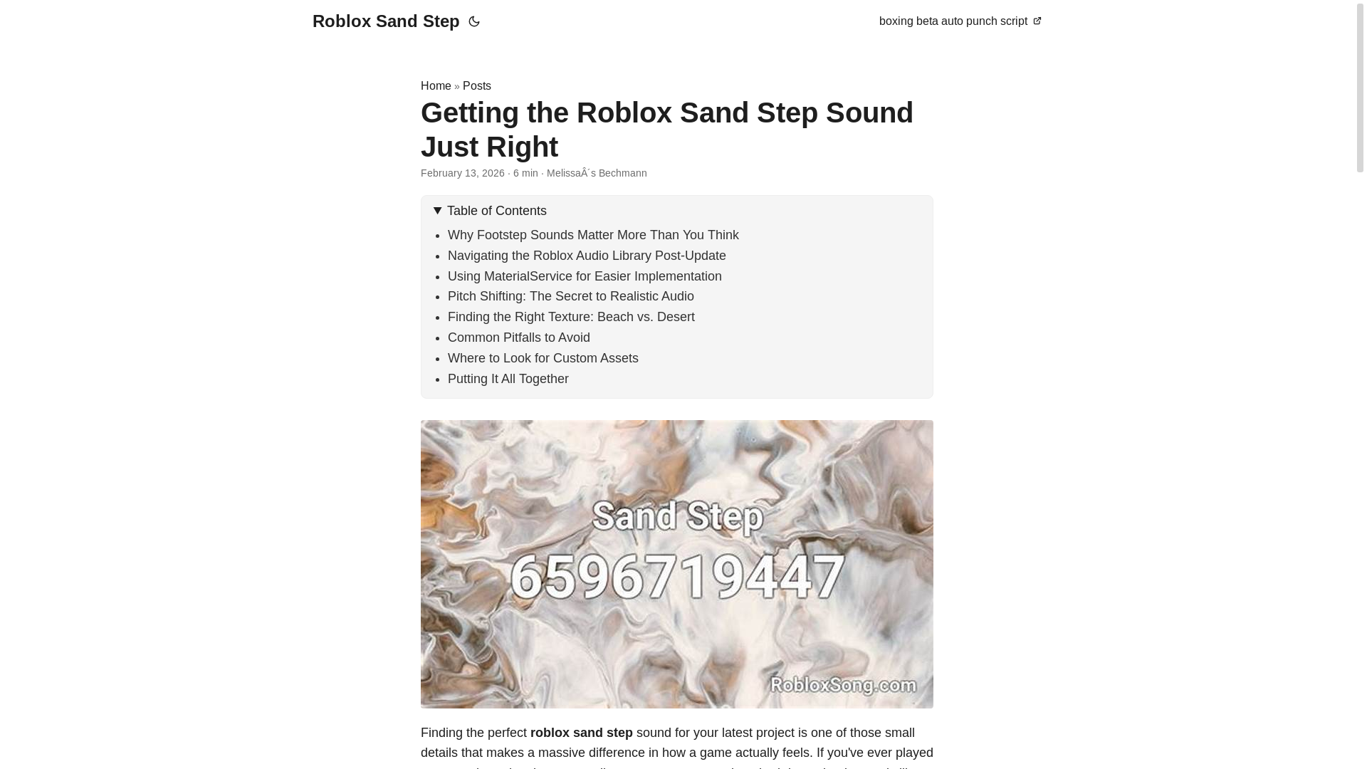 website screenshot of https://roblox-sand-step.pages.dev/