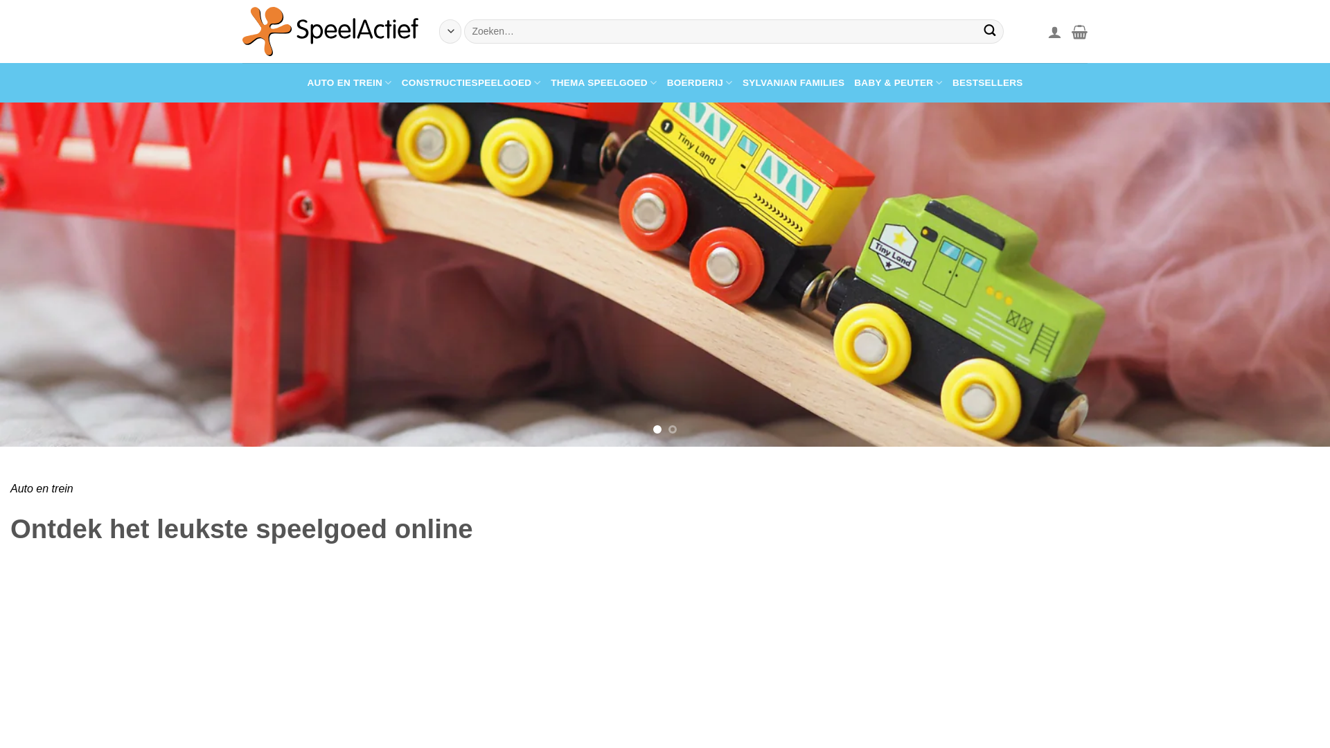website screenshot of https://speelactiefstore.com/