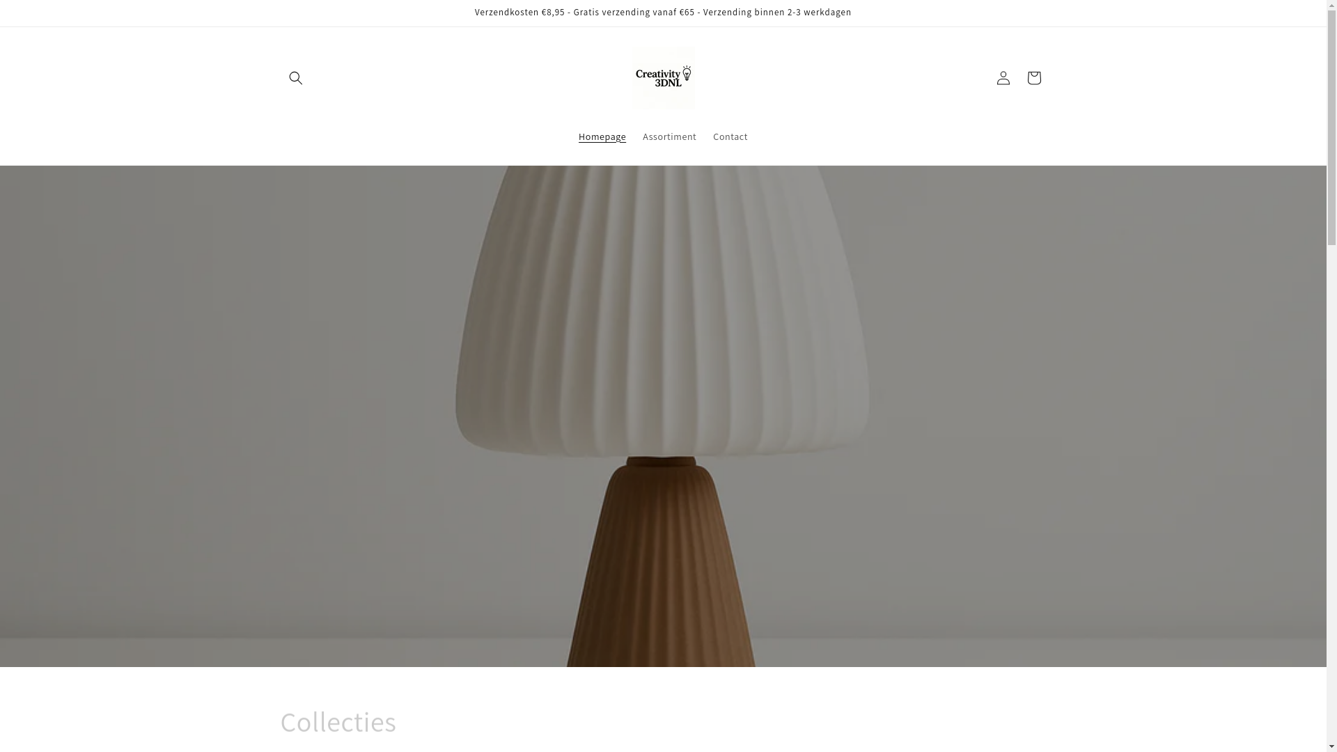 website screenshot of https://creativity3dnl.nl/