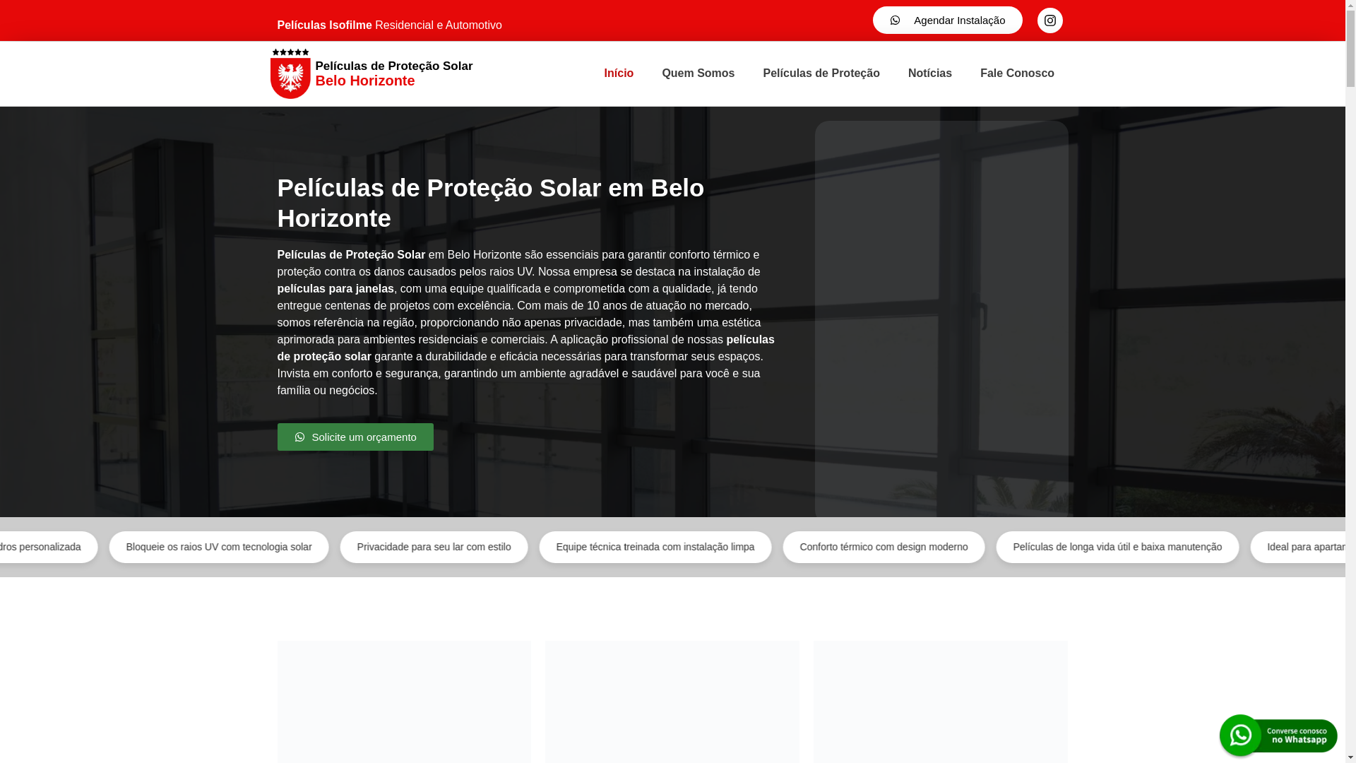 website screenshot of https://peliculasbelohorizonte.com.br/